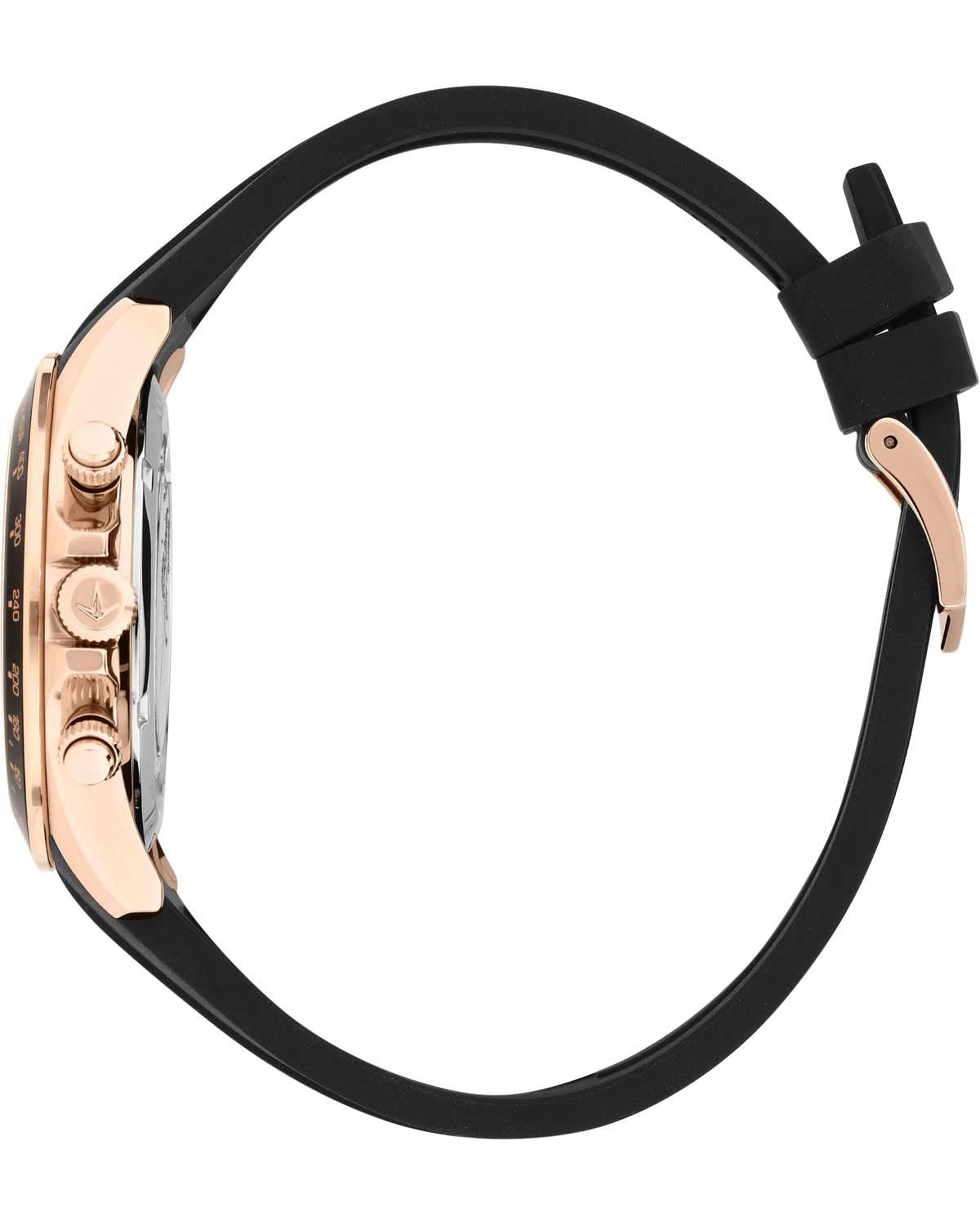 Ρολόι LUCIEN ROCHAT Leman Chronograph Black Silicone Strap