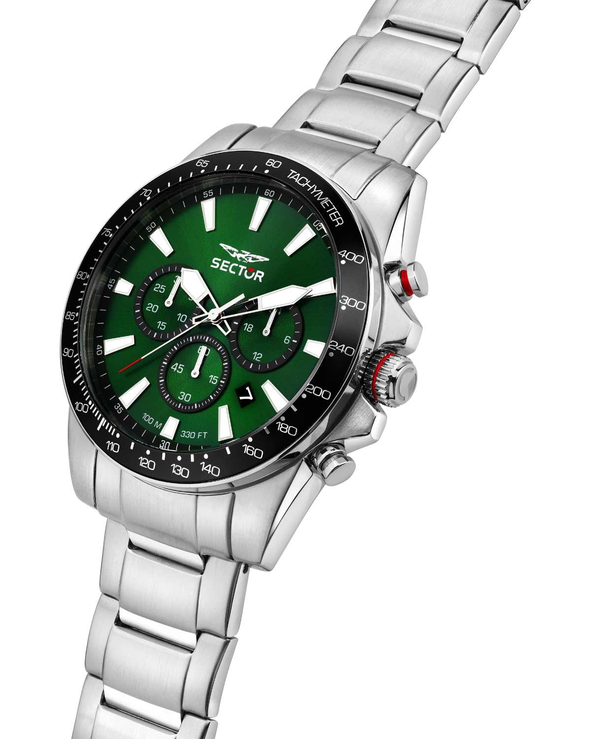 Ρολόι SECTOR 450 Chronograph SIlver Stainless Steel Bracelet