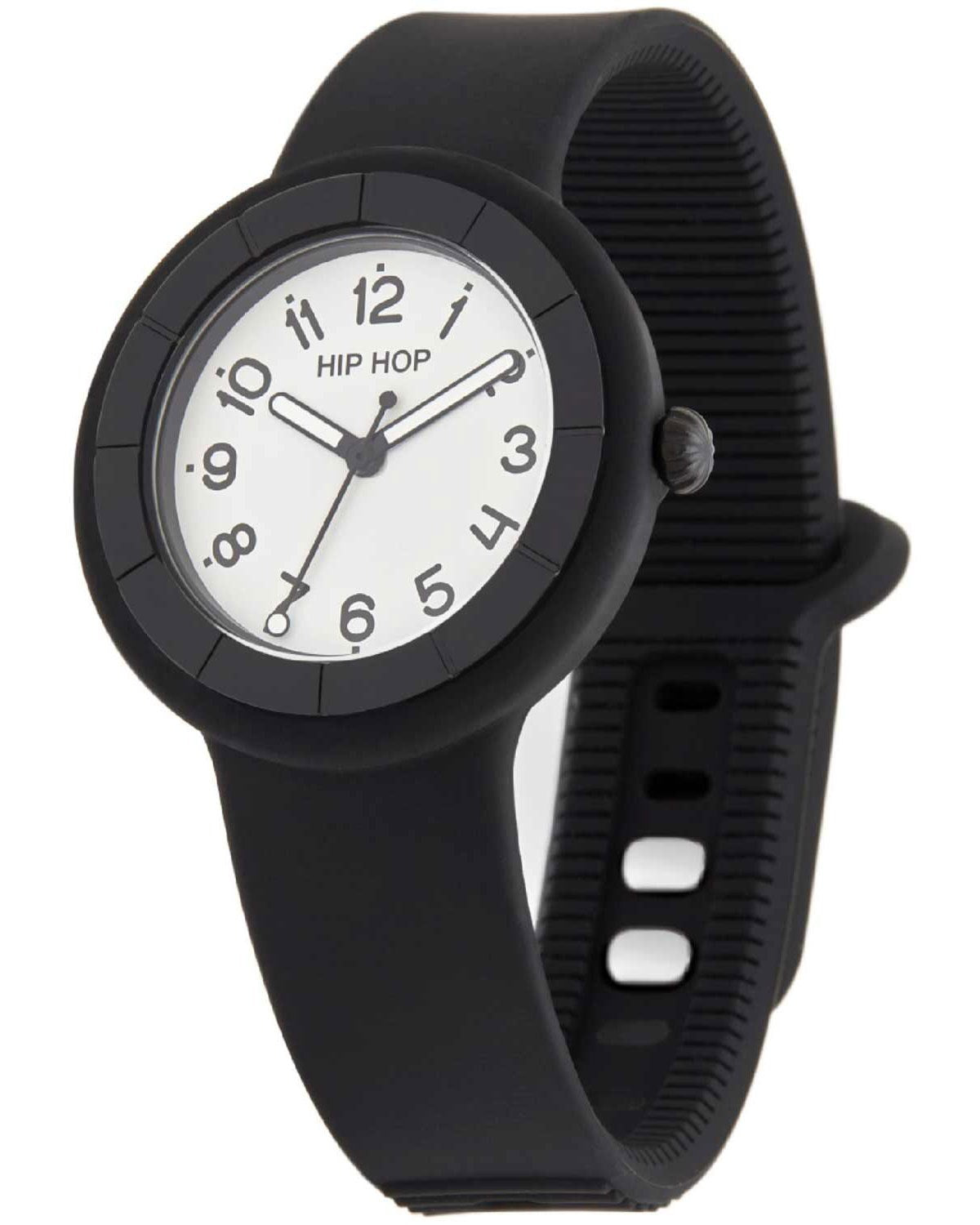 Ρολόι HIP HOP Hero.DOT Night Black Silicone Strap