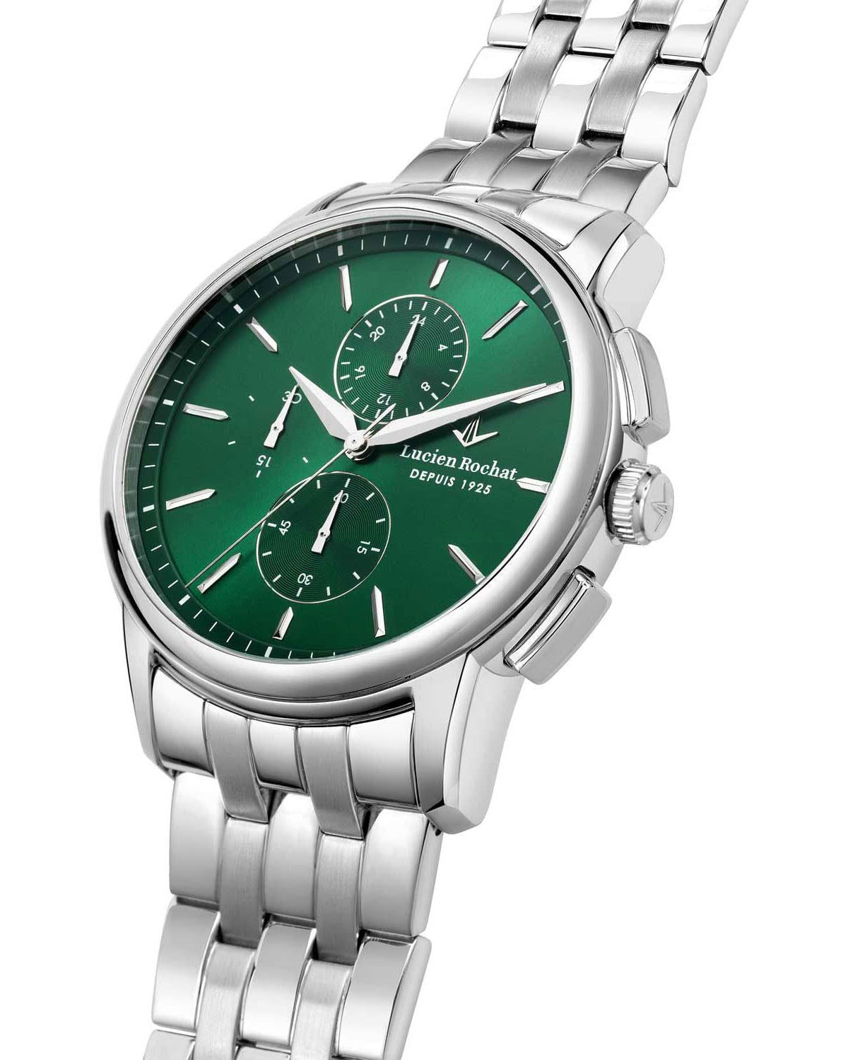 Ρολόι LUCIEN ROCHAT Iconic Chronograph Silver Stainless Steel Bracelet