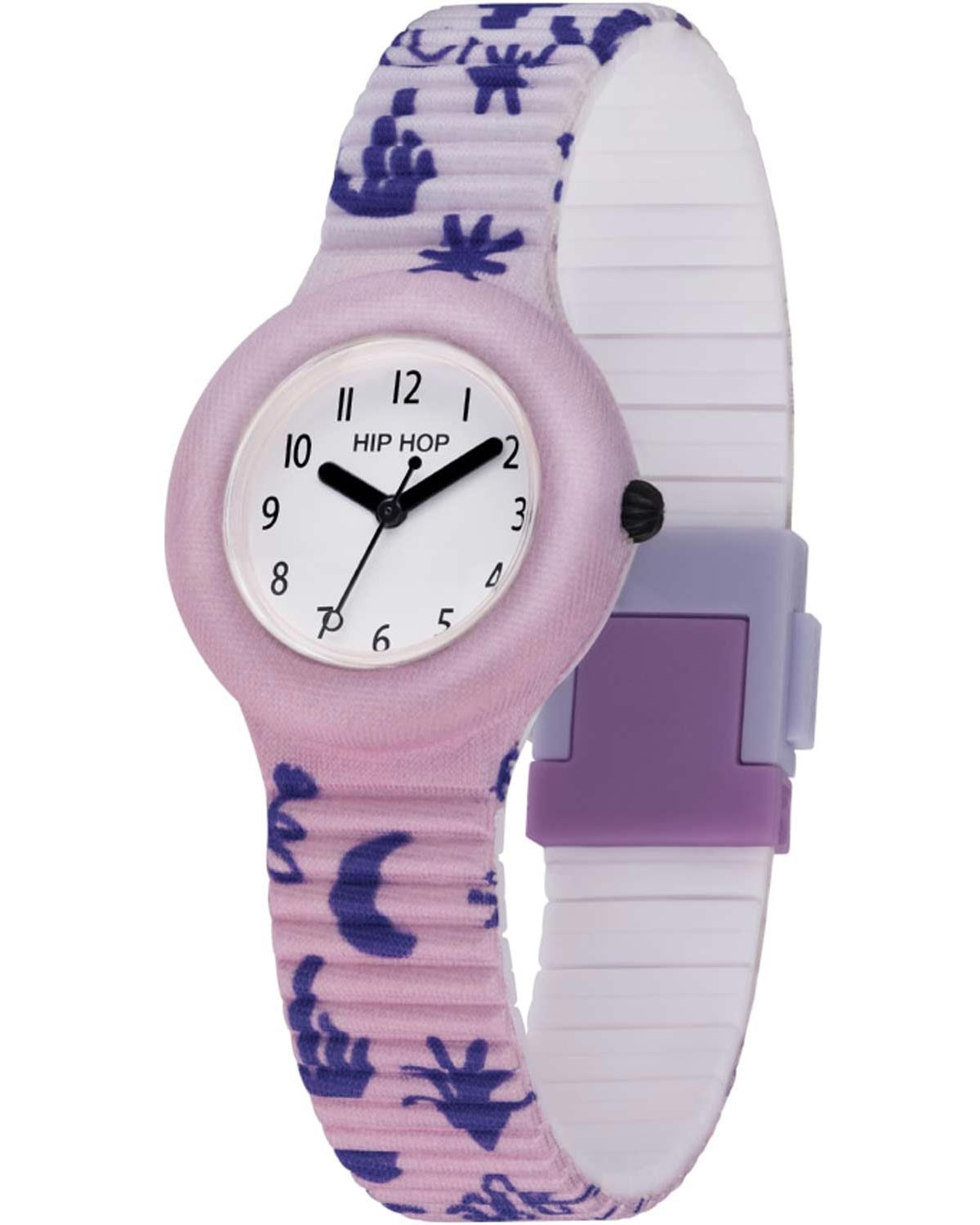 Ρολόι HIP HOP California Vibes Moonlight Purple Combined Materials Strap