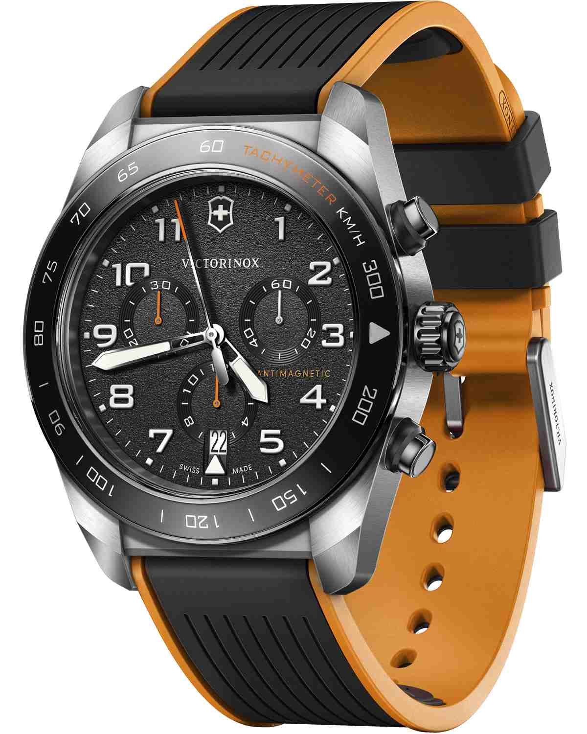Ρολόι VICTORINOX Swiss Army Chronograph Two Tone Rubber Strap
