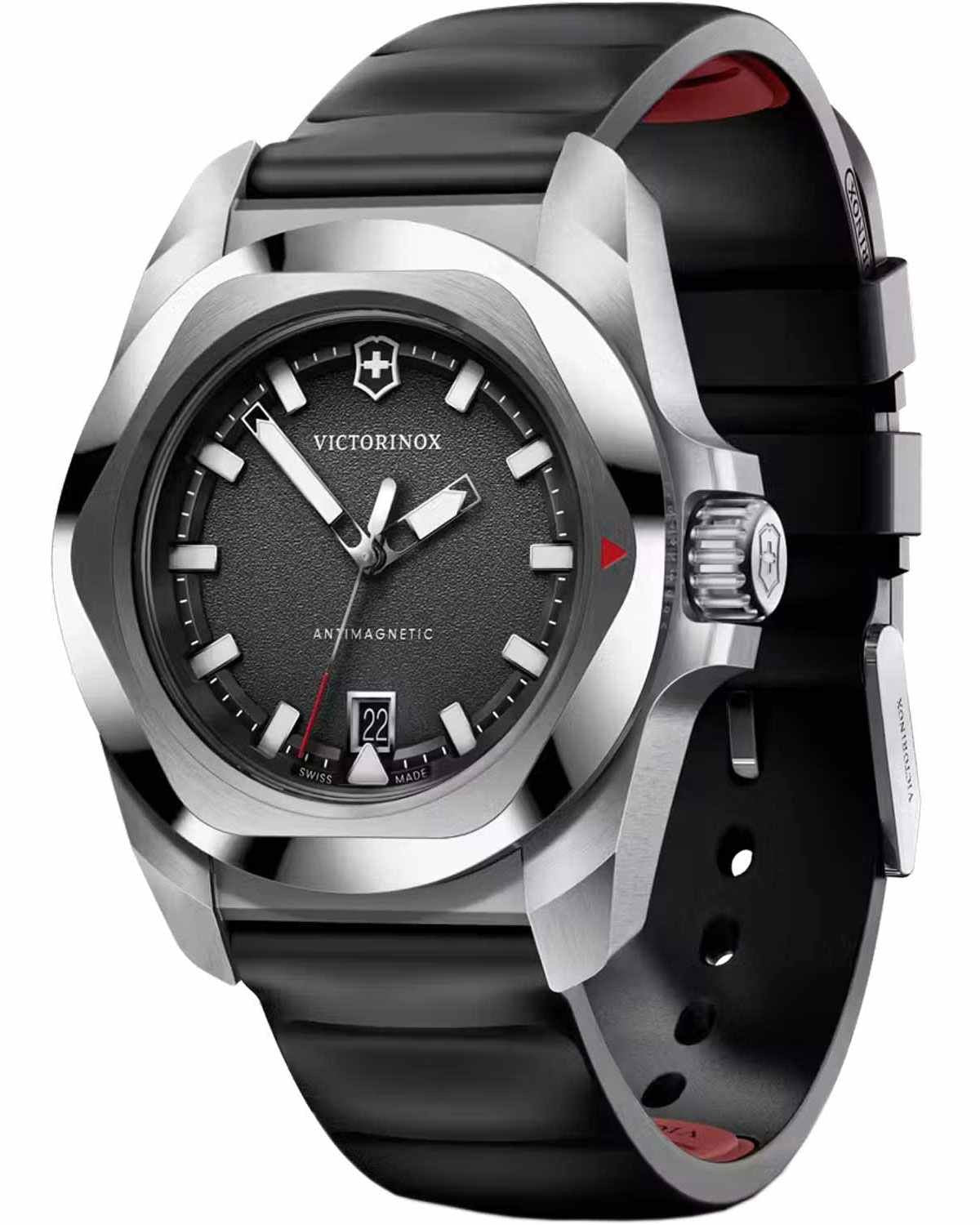Ρολόι VICTORINOX I.N.O.X. Black Rubber Strap