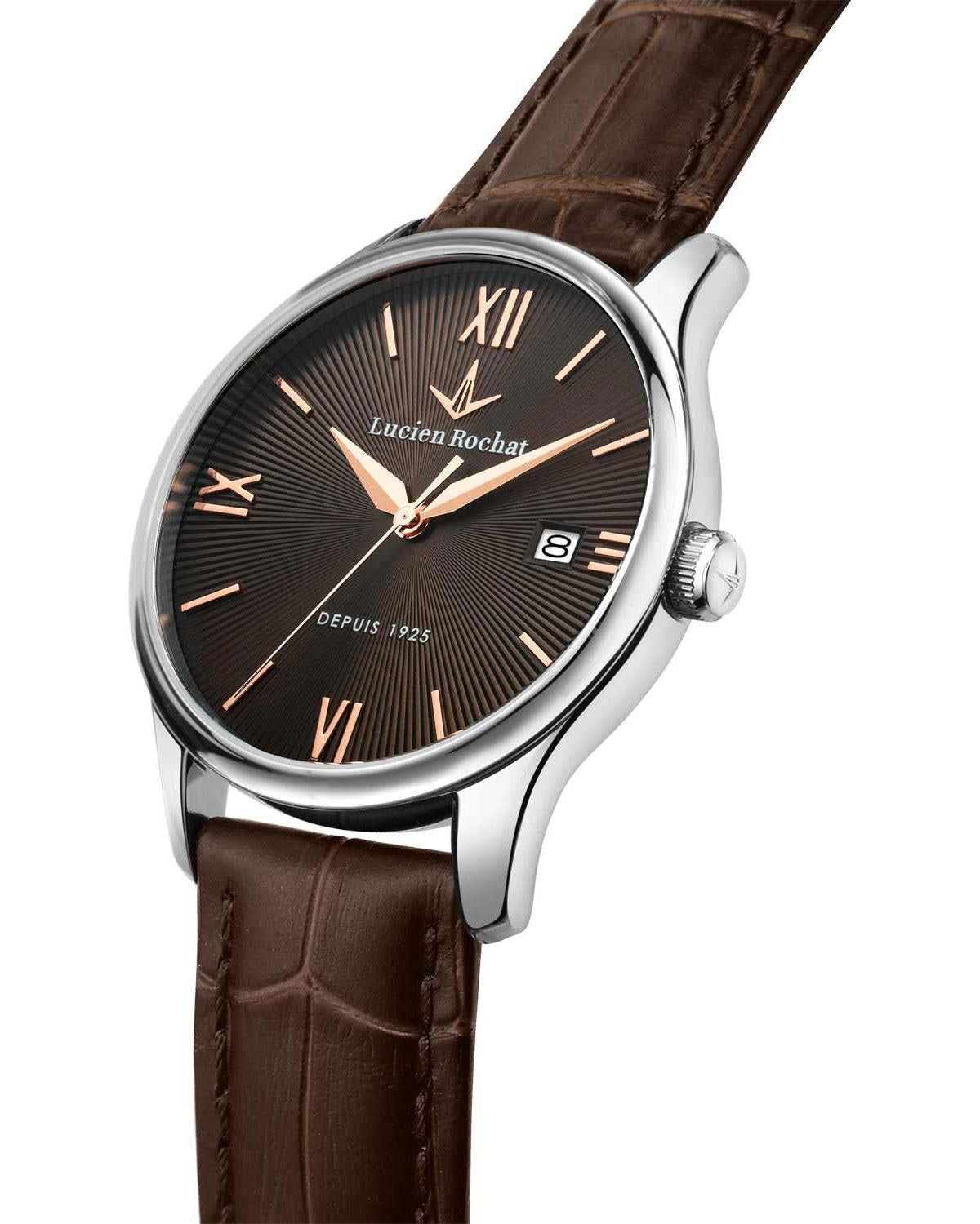 Ρολόι LUCIEN ROCHAT Montreux Brown Leather Strap
