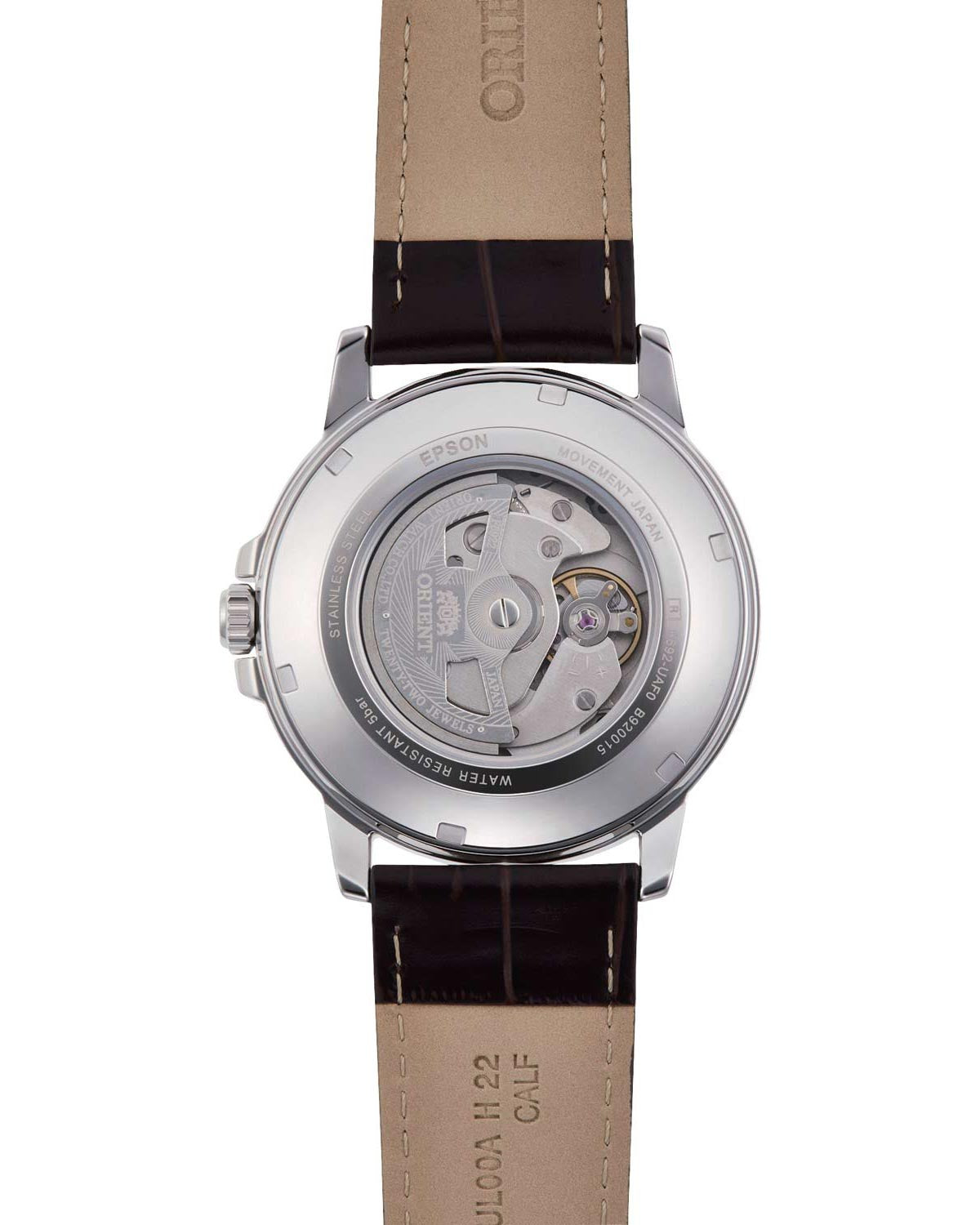 Ρολόι ORIENT Contemporary Automatic Brown Leather Strap