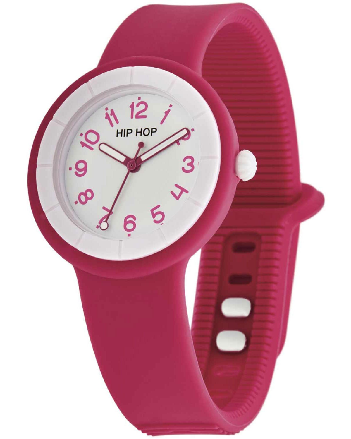 Ρολόι HIP HOP Hero.DOT Berry Fuchsia Silicone Strap