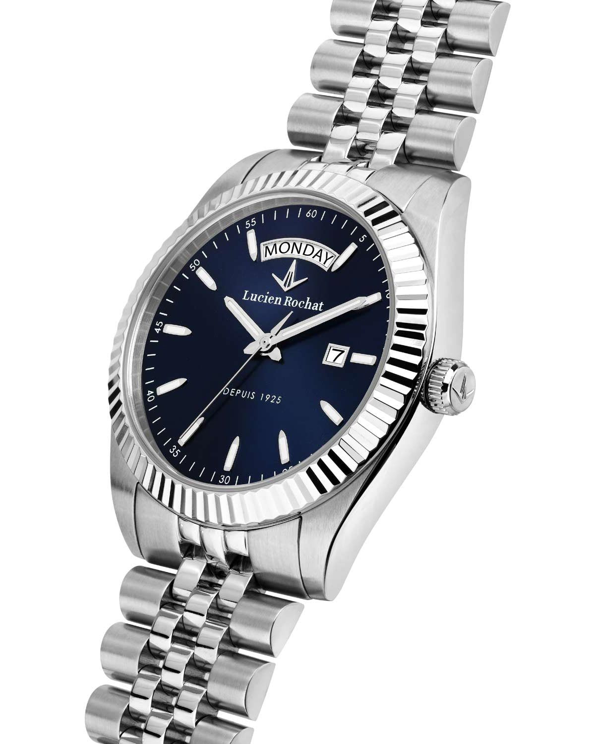 Ρολόι LUCIEN ROCHAT Bienne Silver Stainless Steel Bracelet