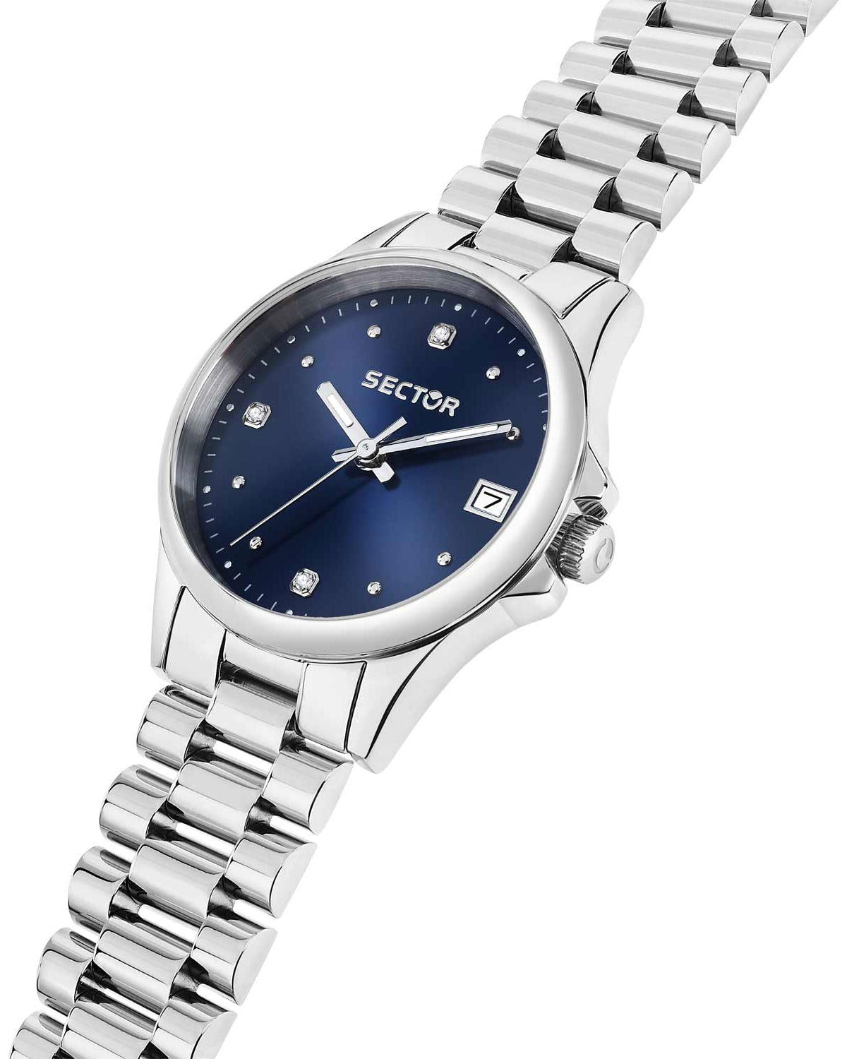 Ρολόι SECTOR 230 Crystals Silver Stainless Steel Bracelet
