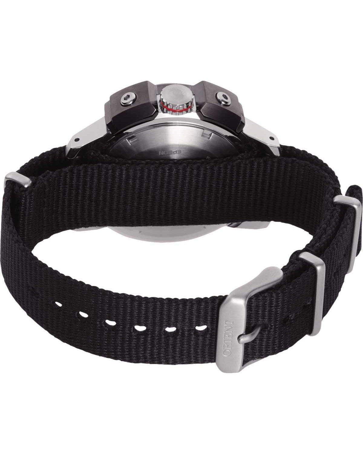 Ρολόι ORIENT Sports M-Force Land Automatic Green Fabric Strap