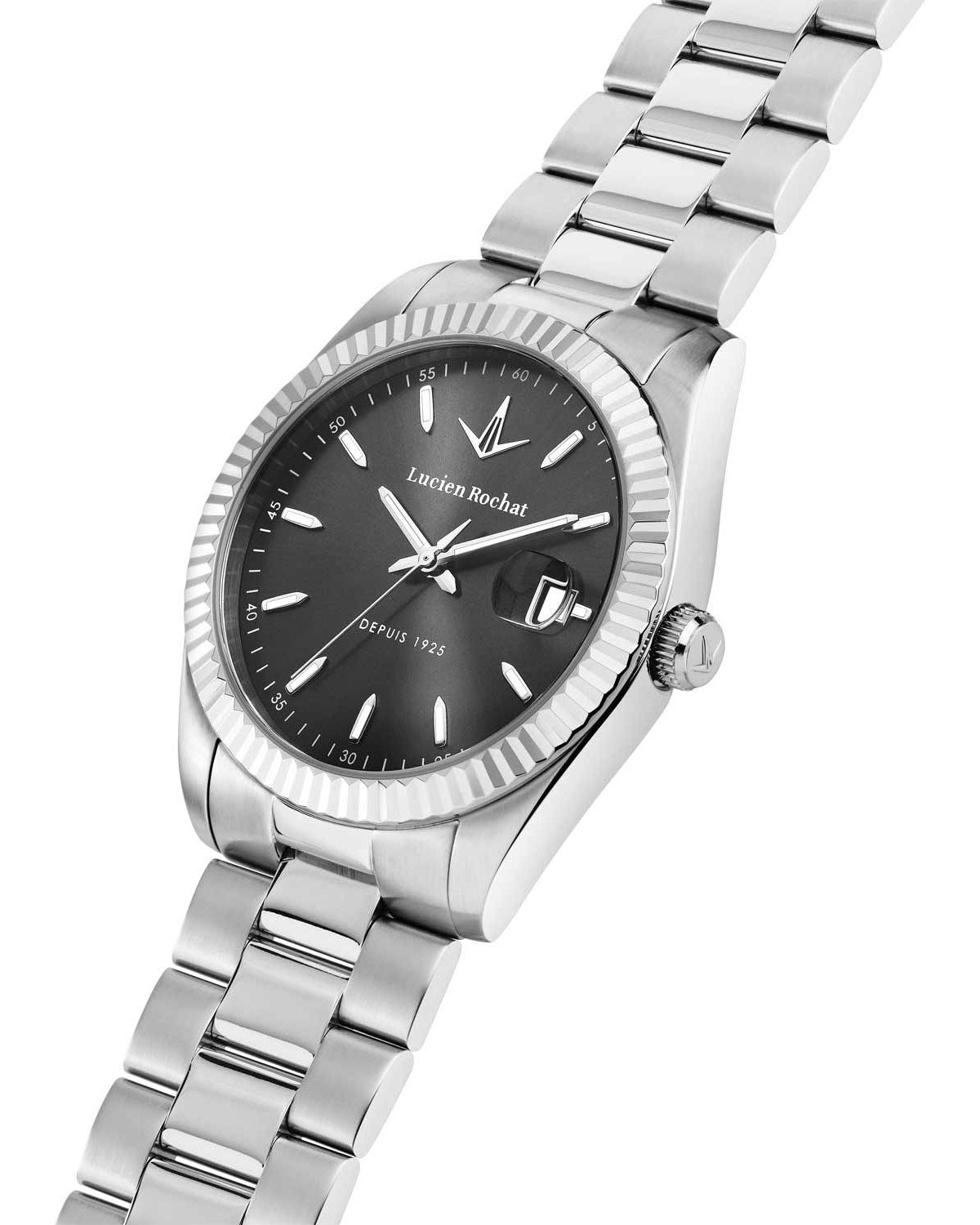 Ρολόι LUCIEN ROCHAT Bienne Silver Stainless Steel Bracelet