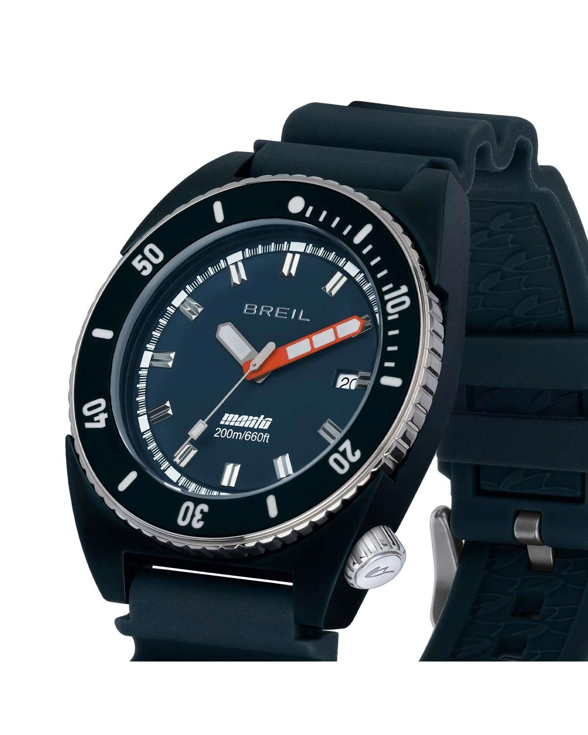 Ρολόι BREIL Manta Seeker Divers Blue Silicone Strap
