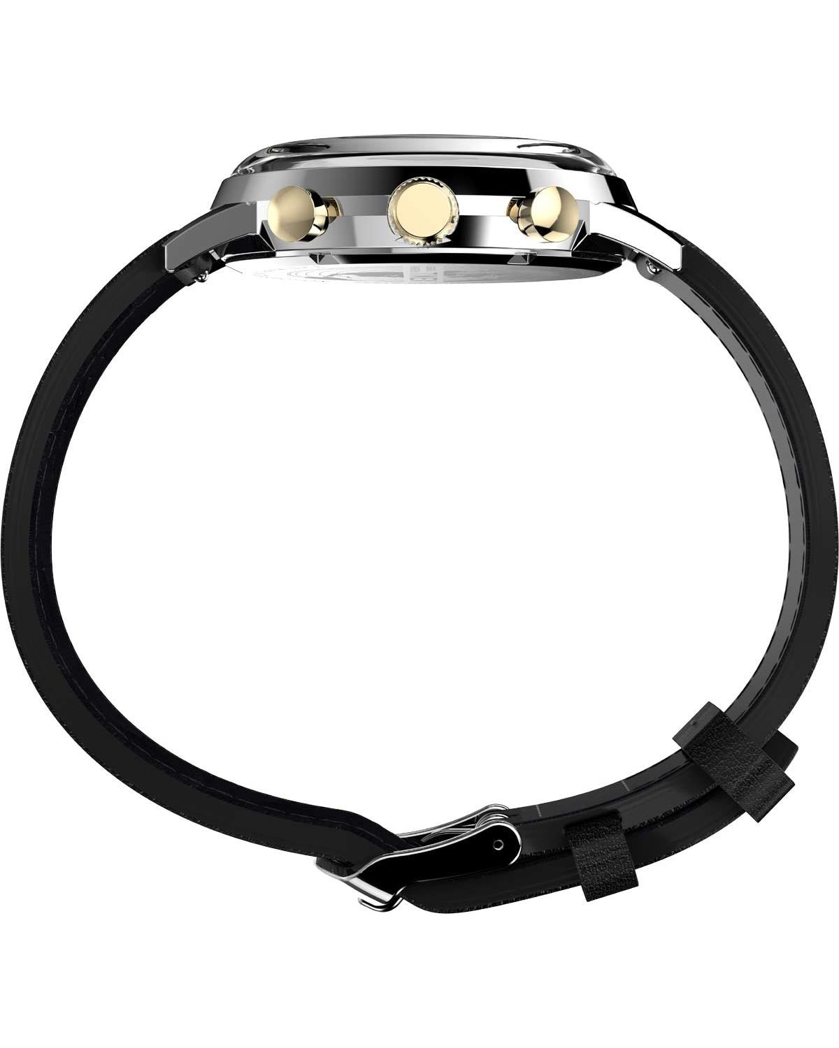 Ρολόι TIMEX Marlin Chronograph Black Leather Strap