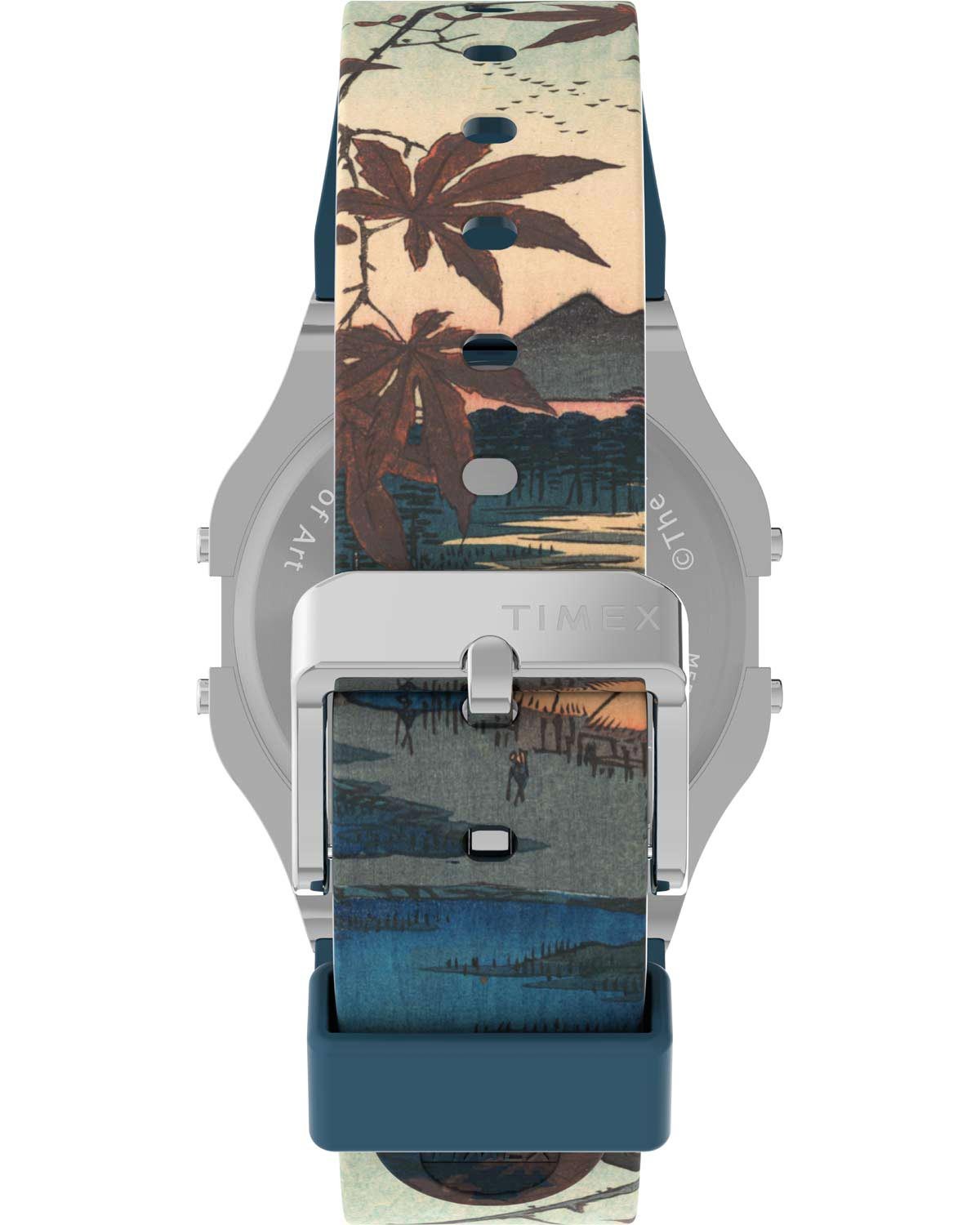 Ρολόι TIMEX Lab x The MET Hiroshige Chronograph Multicolor Plastic Strap