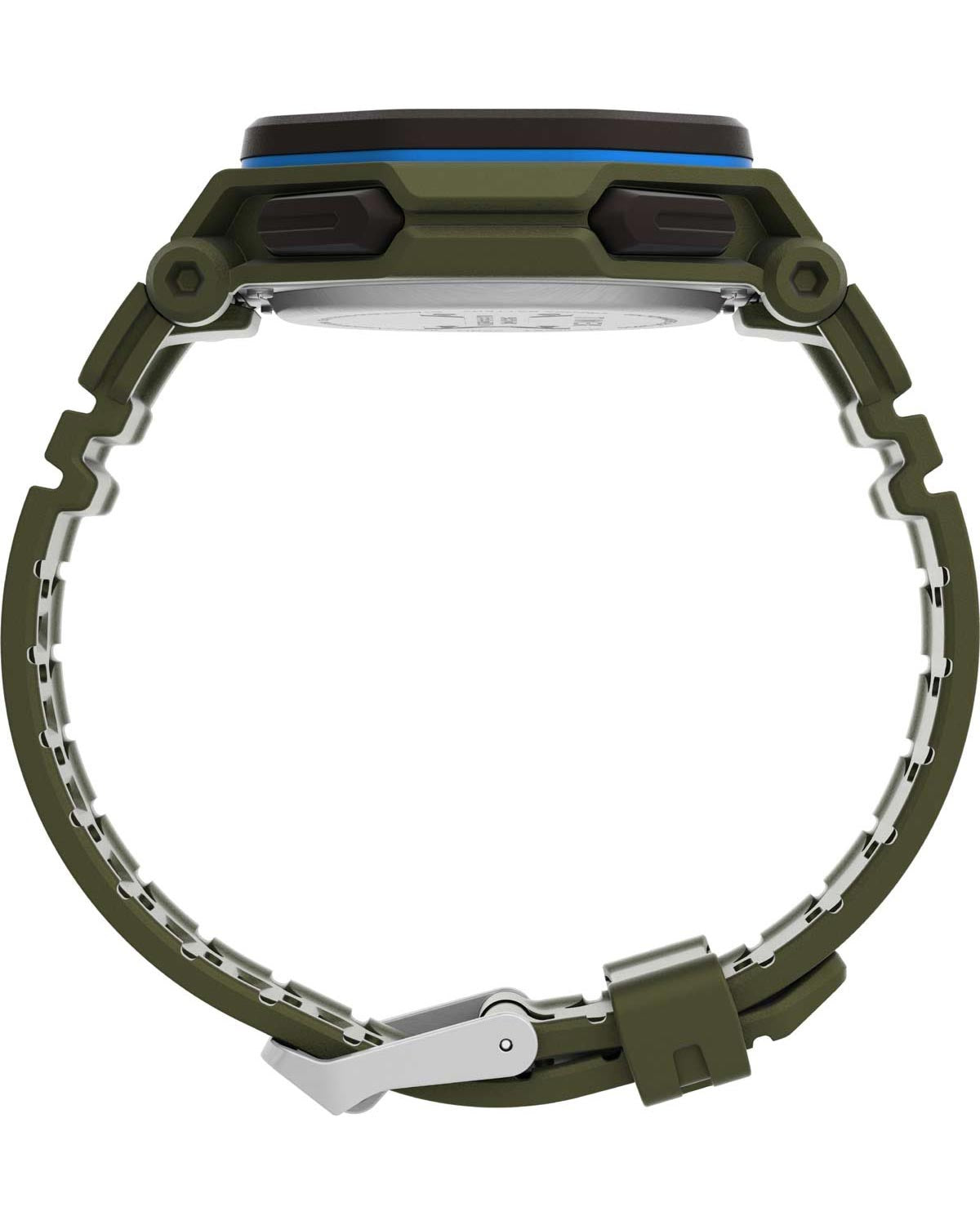 Ρολόι TIMEX Commander Encounter Chronograph Khaki Resin Strap