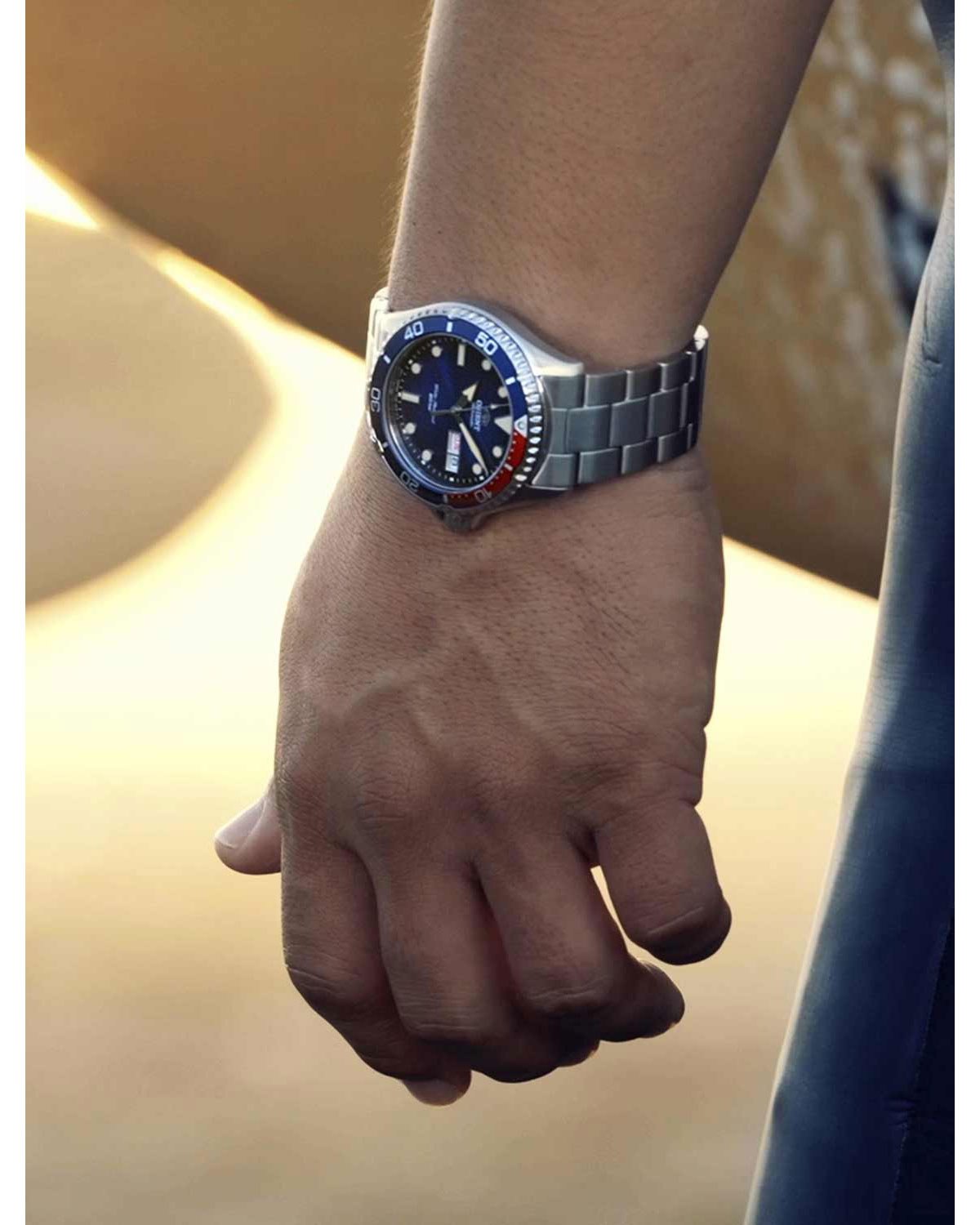 Ρολόι ORIENT Sports Vintage Diver Automatic Silver Stainless Steel Bracelet