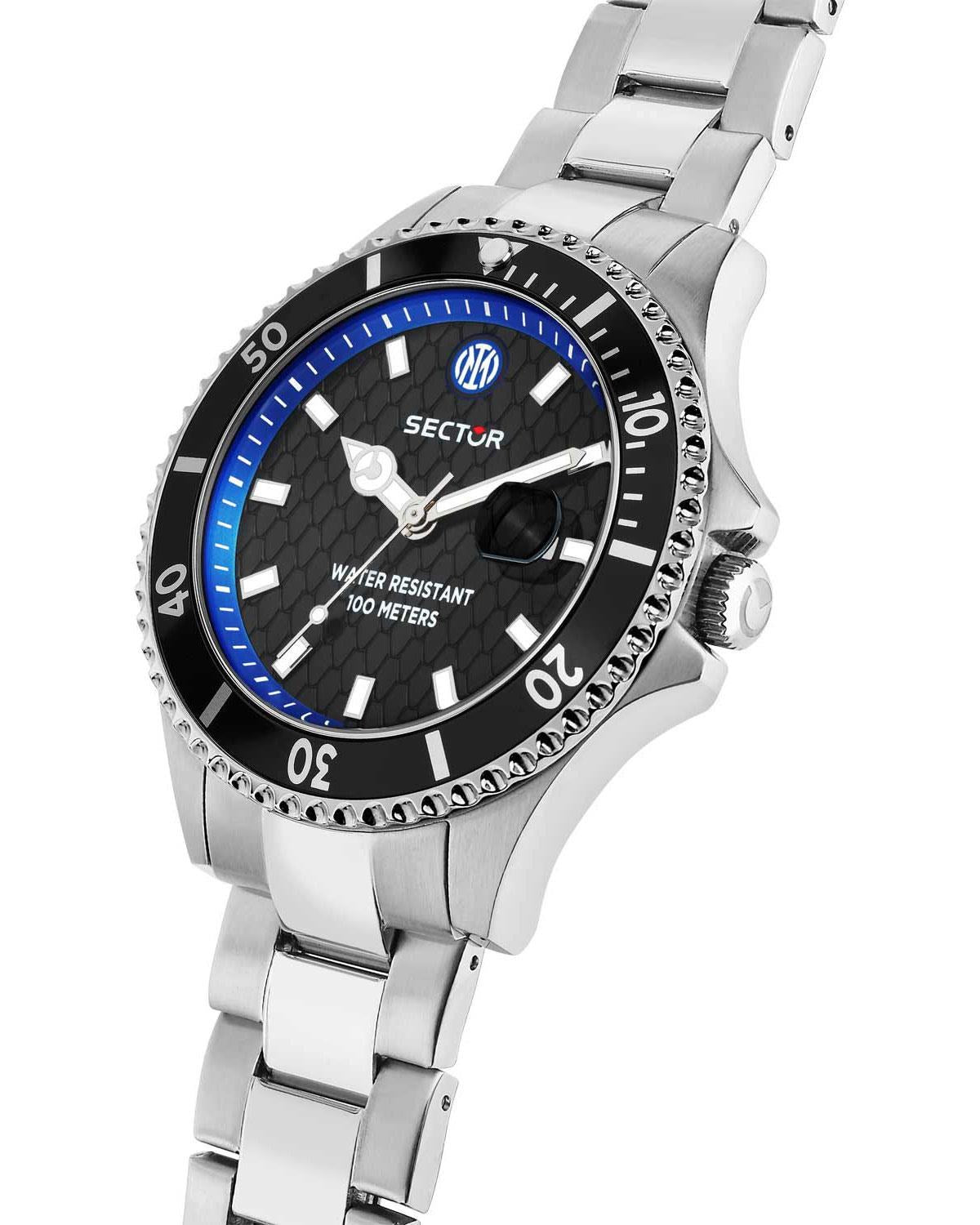 Ρολόι SECTOR 230 Inter Silver Stainless Steel Bracelet Special Edition