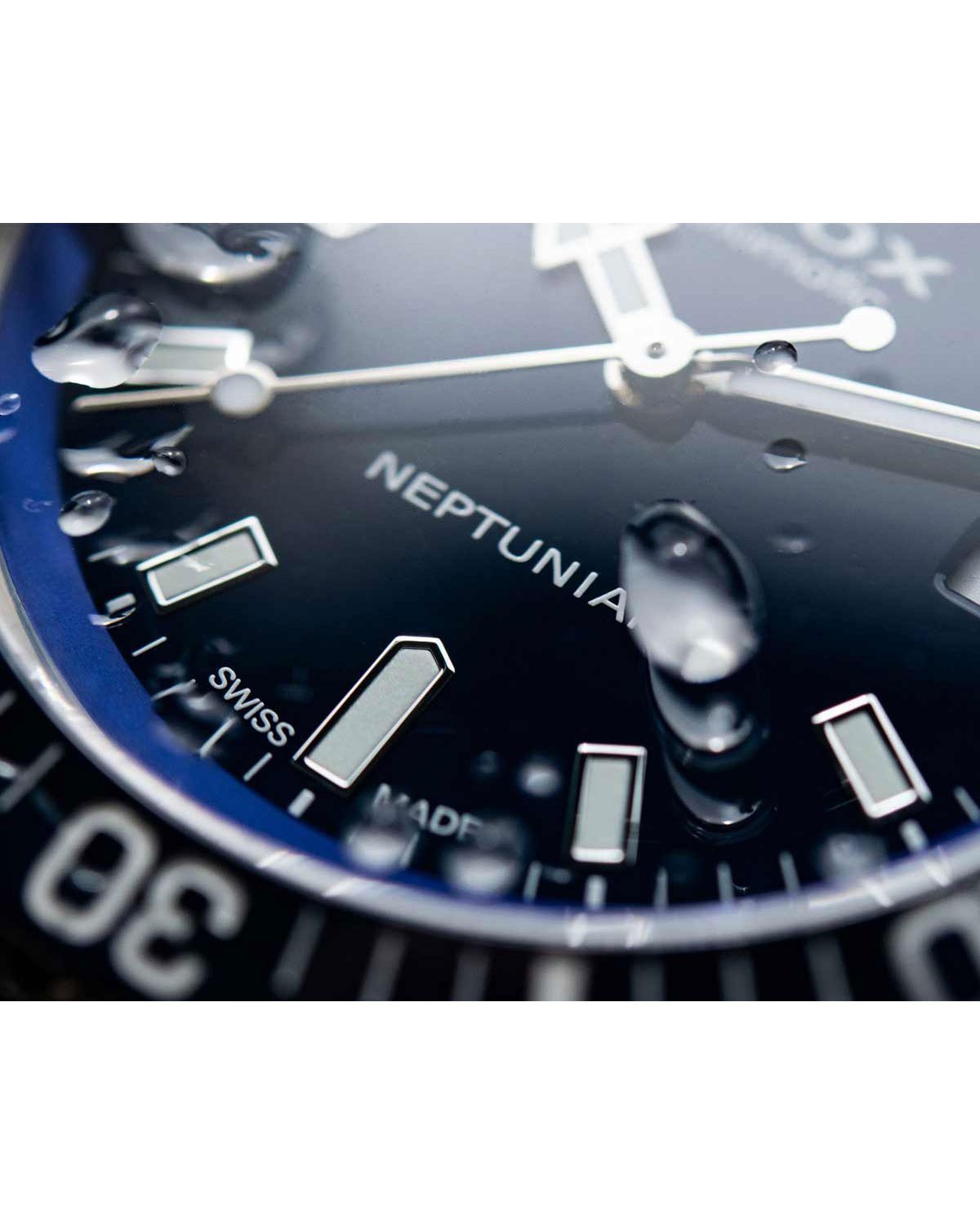 Ρολόι EDOX Neptunian Automatic Silver Stainless Steel Bracelet
