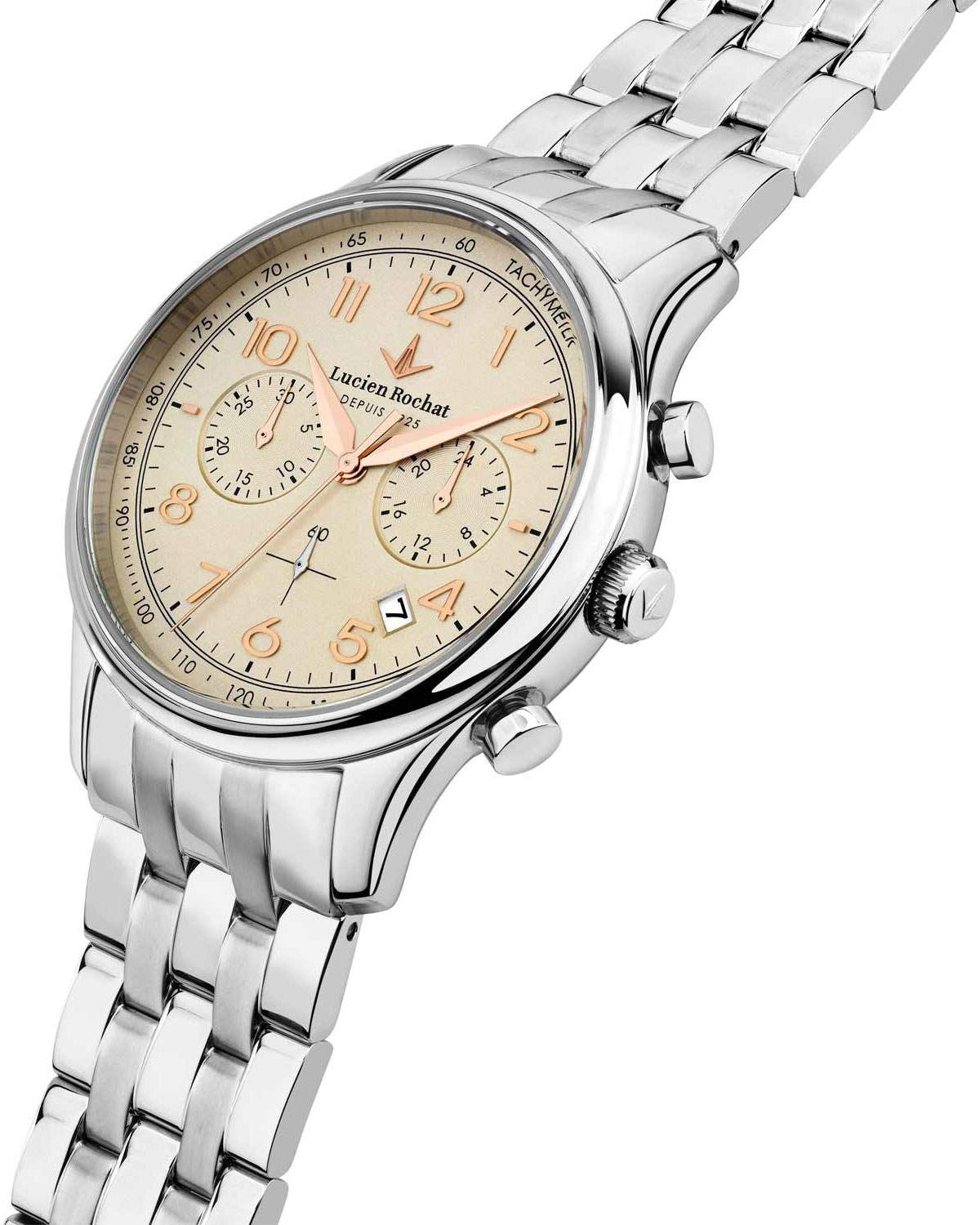 Ρολόι LUCIEN ROCHAT Montreux Chronograph Stainless Steel Bracelet Gift Set
