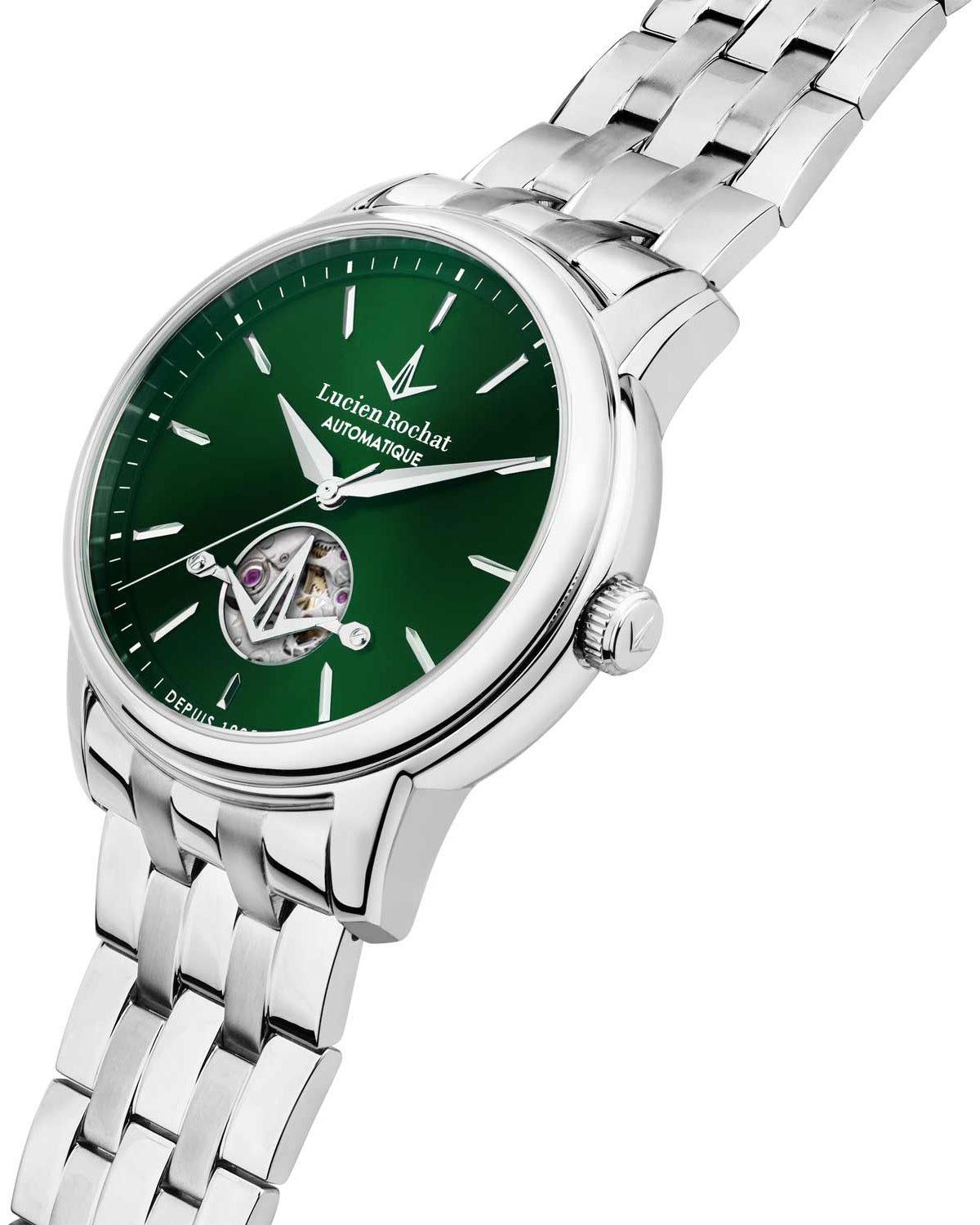 Ρολόι LUCIEN ROCHAT Iconic Automatic Silver Stainless Steel Bracelet Gift Set