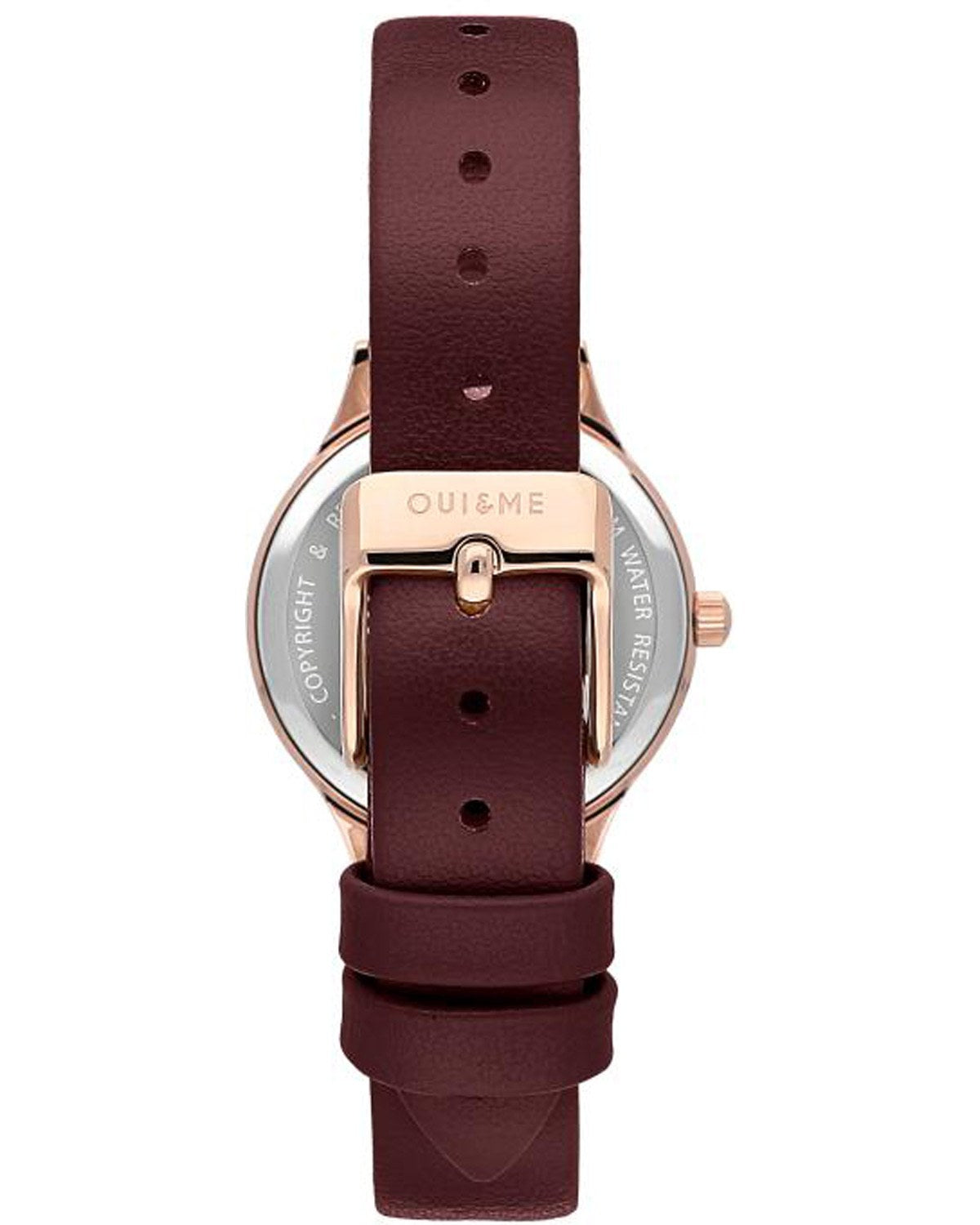 Ρολόι OUI&ME Bichette Bordeaux Leather Strap