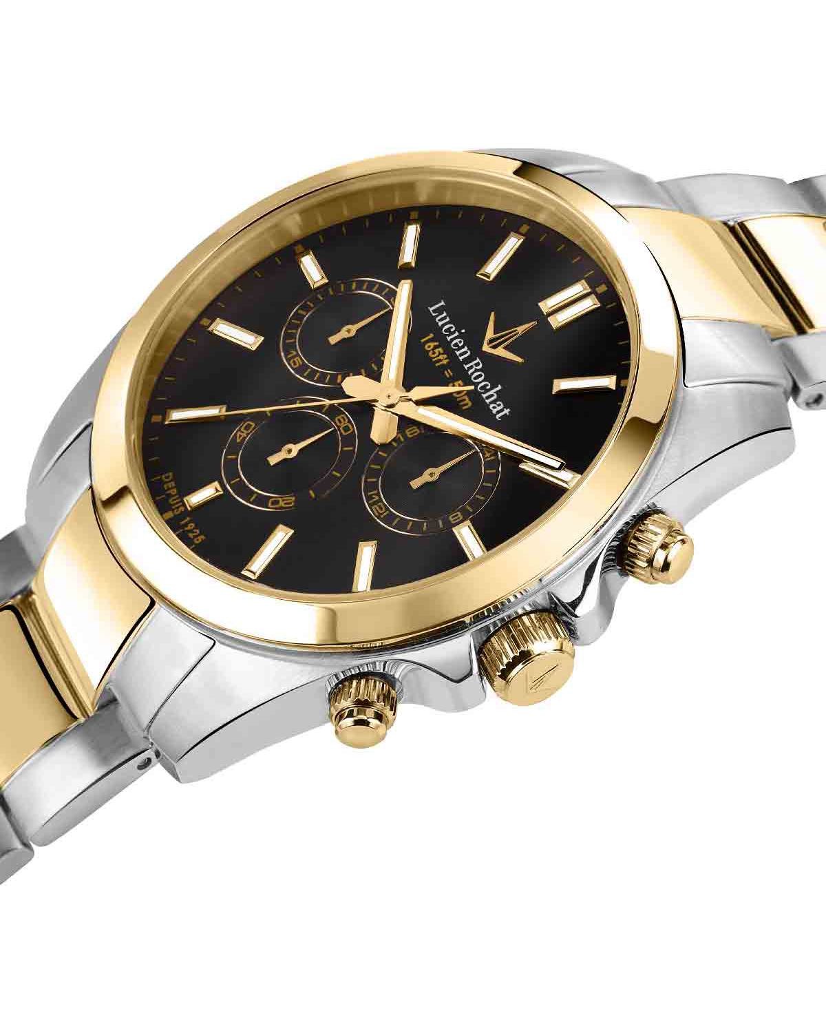 Ρολόι LUCIEN ROCHAT Leman Chronograph Two Tone Stainless Steel Bracelet