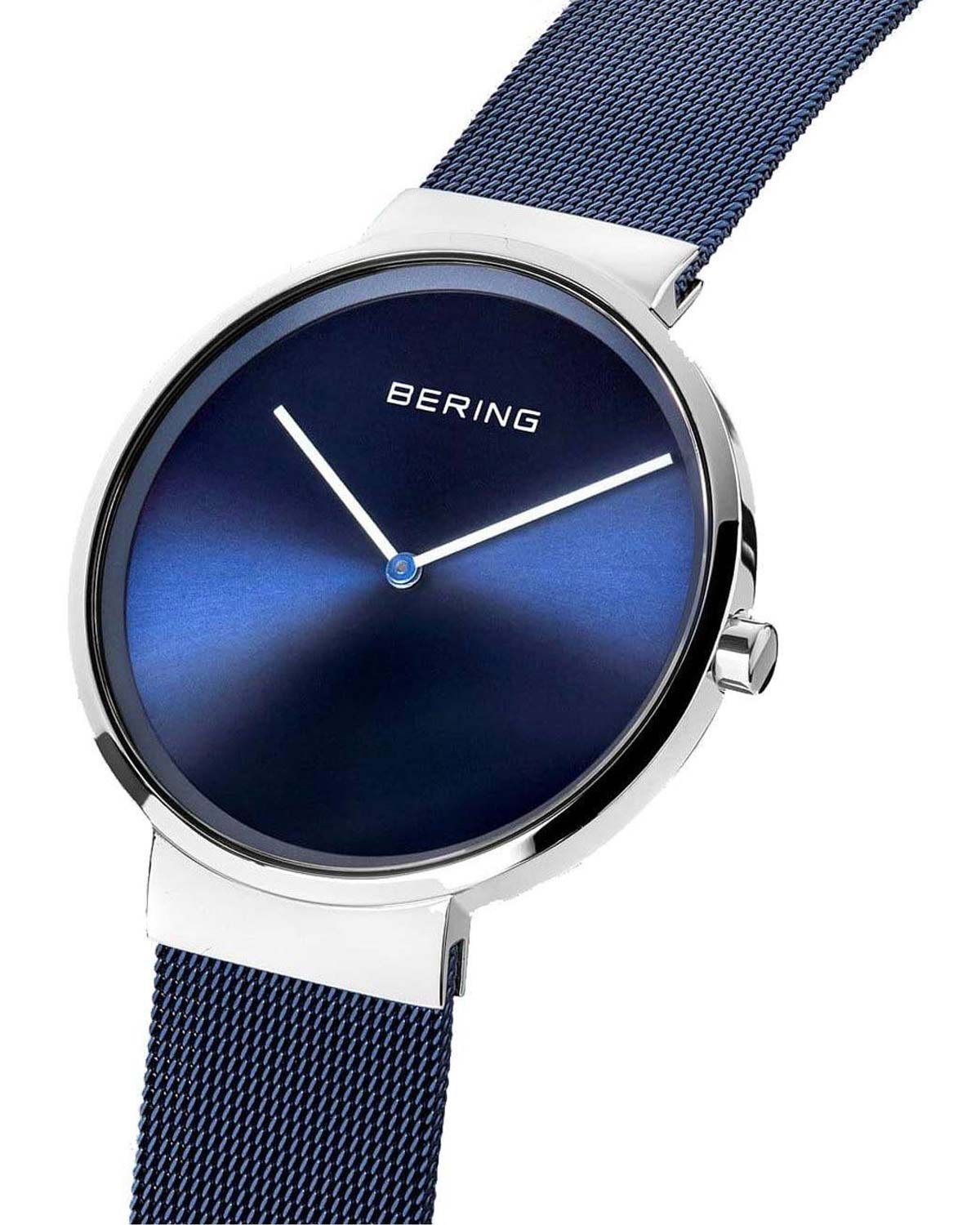 Ρολόι BERING Classic με μπλε μπρασελέ από ανοξείδωτο ατσάλι
