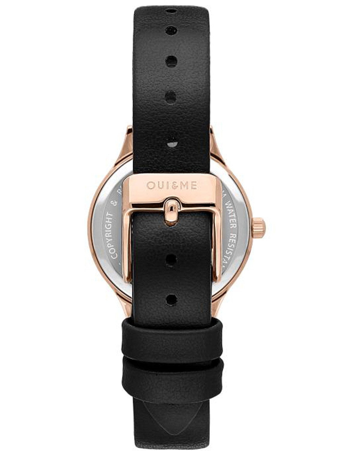 Ρολόι OUI&ME Bichette Black Leather Strap