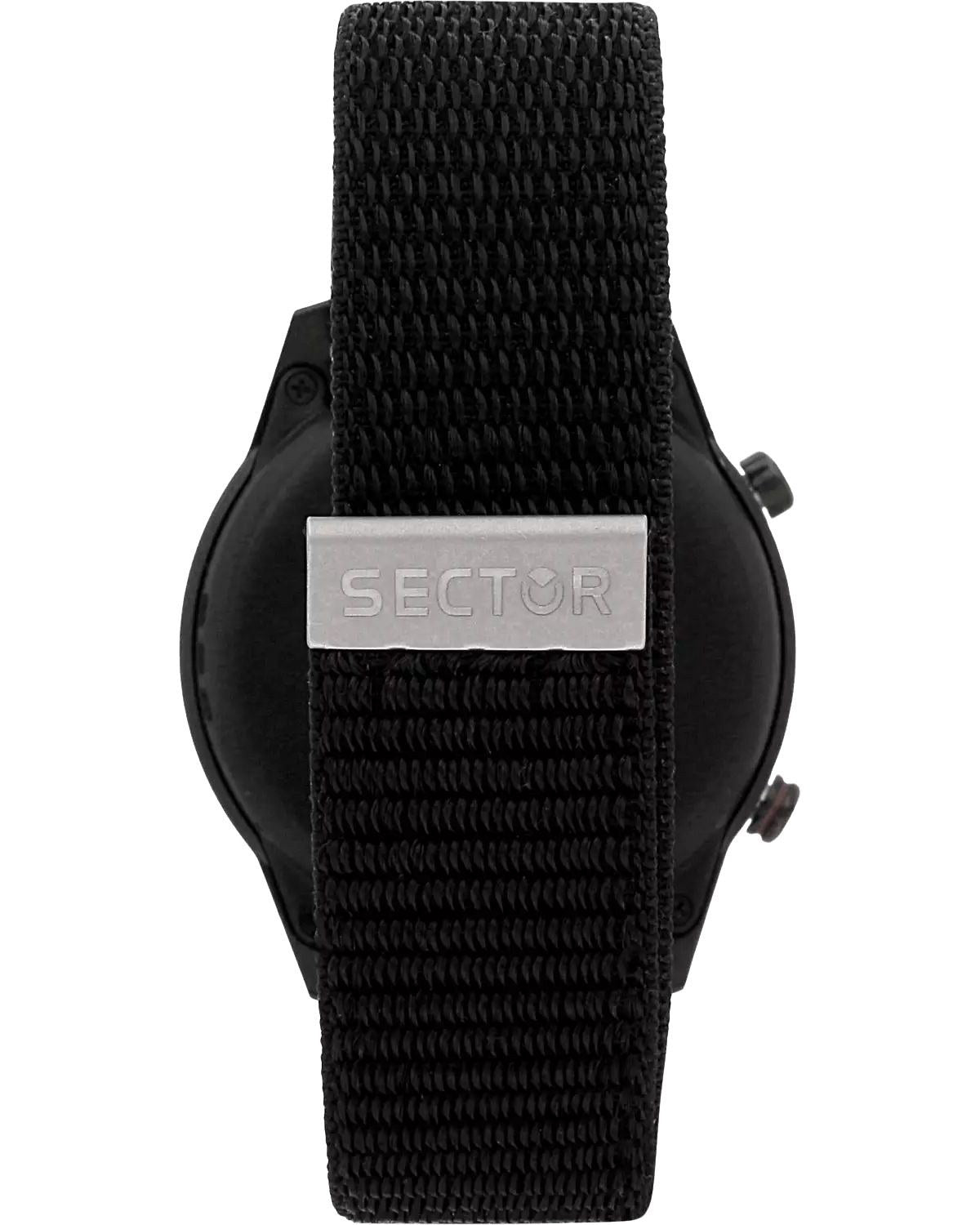 Ρολόι SECTOR S-02 Smartwatch Black Fabric Strap