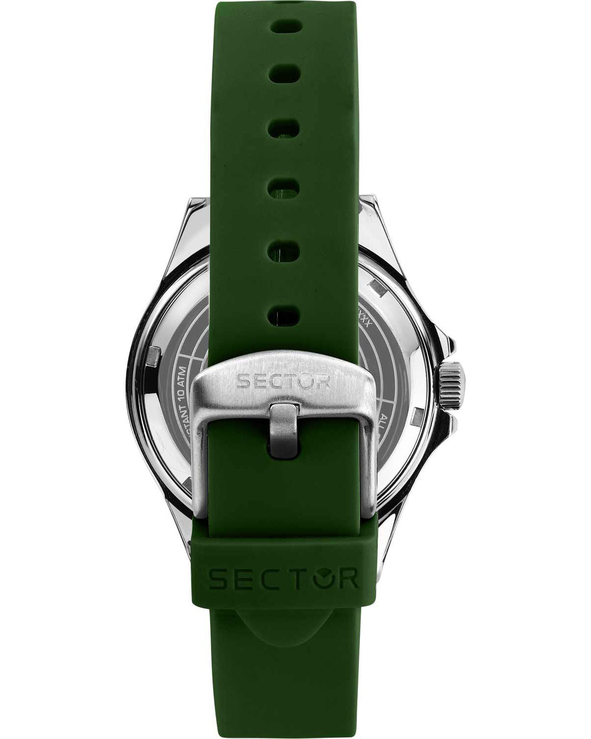 Ρολόι SECTOR 230 Green Plastic Strap
