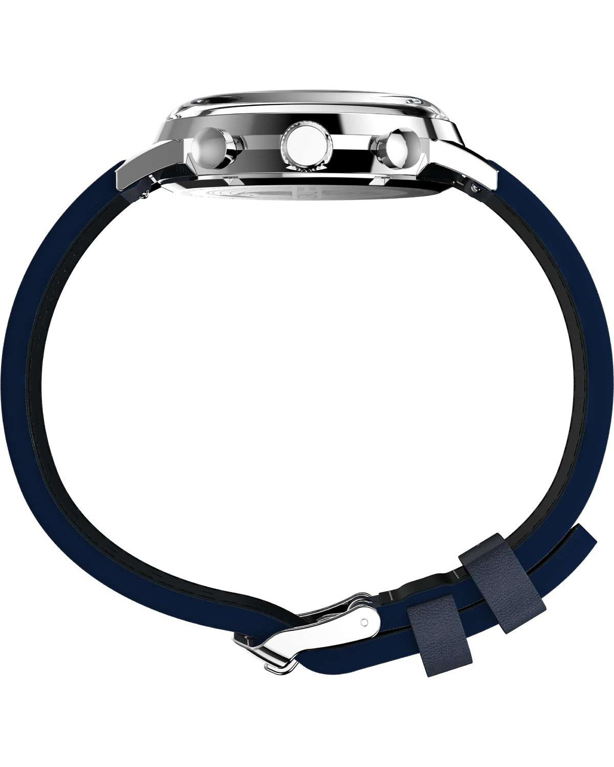 Ρολόι TIMEX Marlin Chronograph Blue Leather Strap