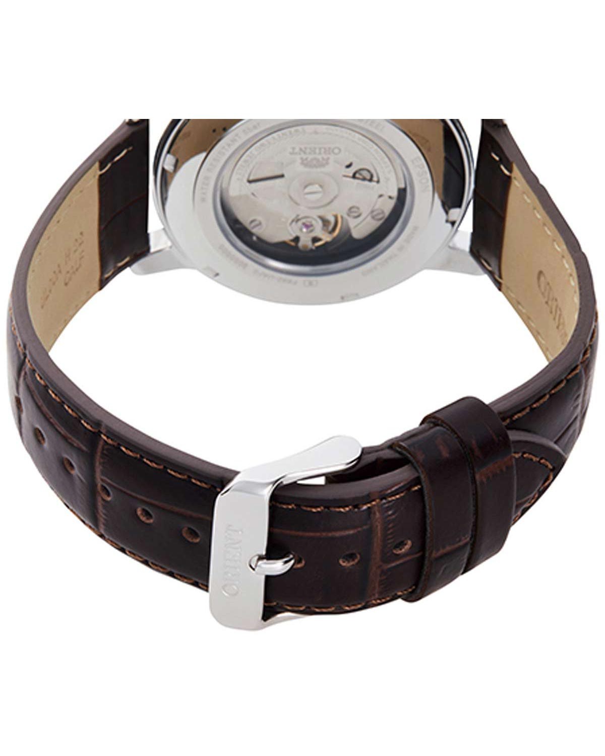 Ρολόι ORIENT Contemporary Automatic Brown Leather Strap