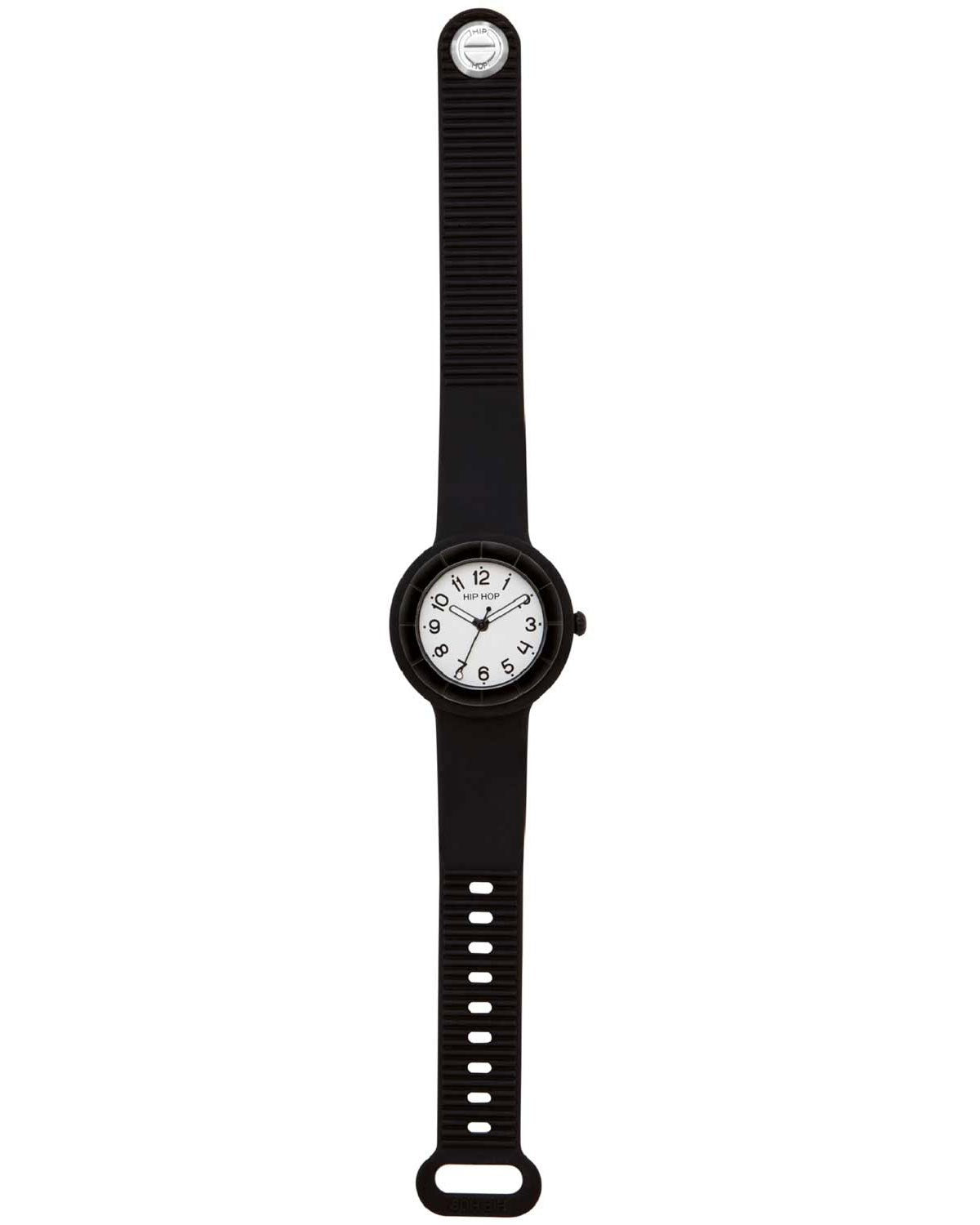 Ρολόι HIP HOP Hero.DOT Night Black Silicone Strap
