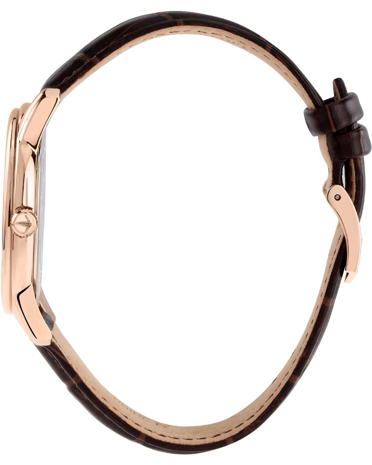 Ρολόι LUCIEN ROCHAT Iconic Brown Leather Strap