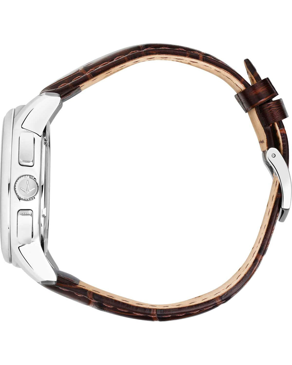 Ρολόι LUCIEN ROCHAT Iconic Chronograph Brown Leather Strap