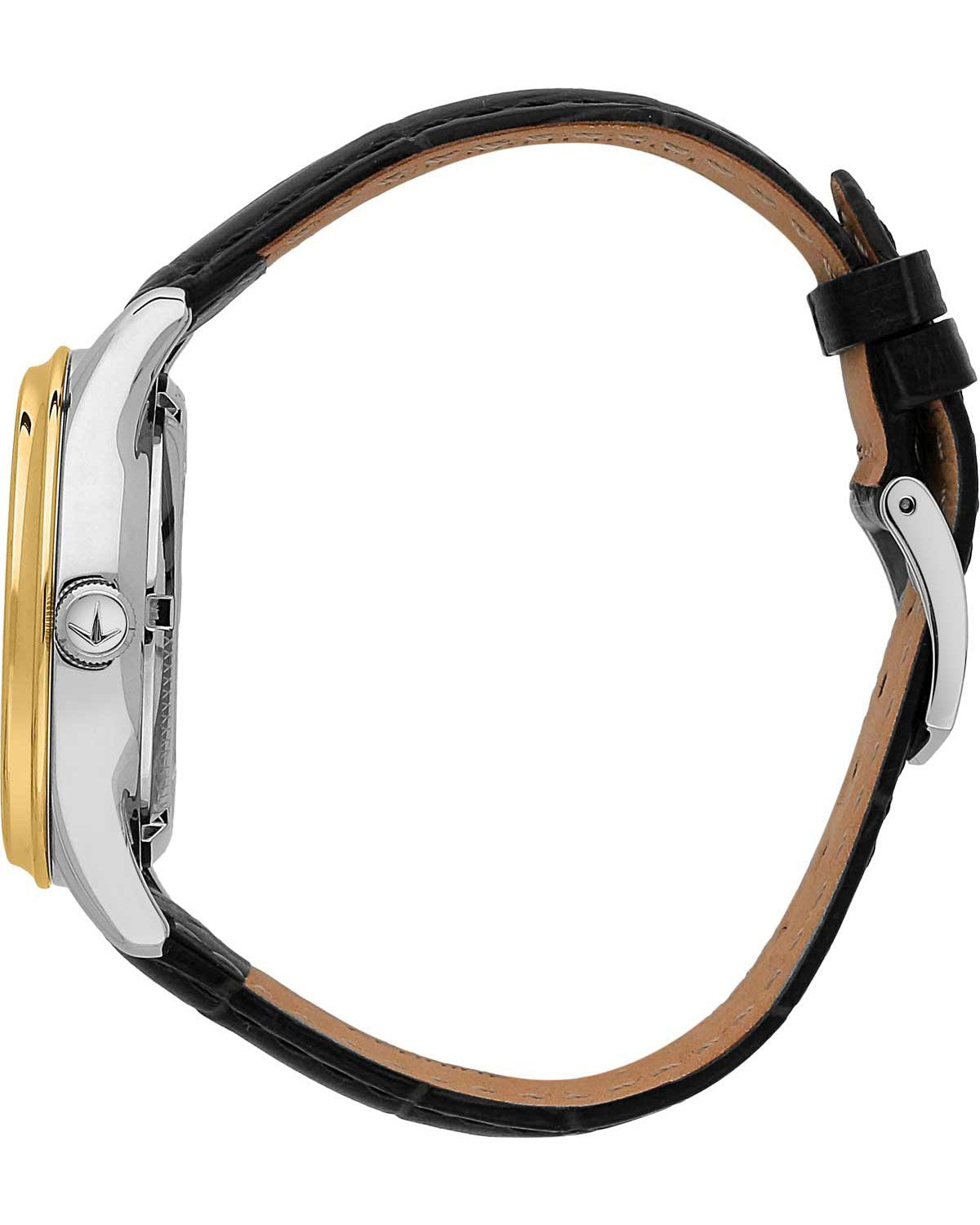 Ρολόι LUCIEN ROCHAT Montreux Black Leather Strap