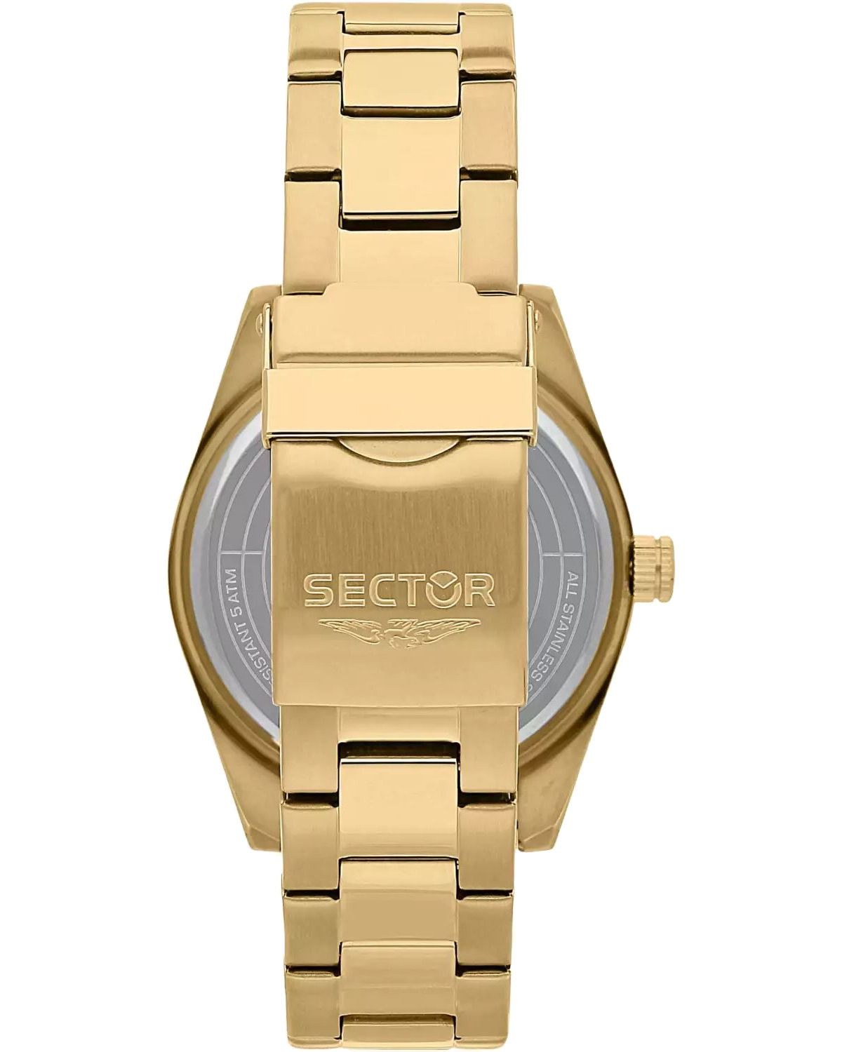Ρολόι SECTOR 240 Gold Metallic Bracelet