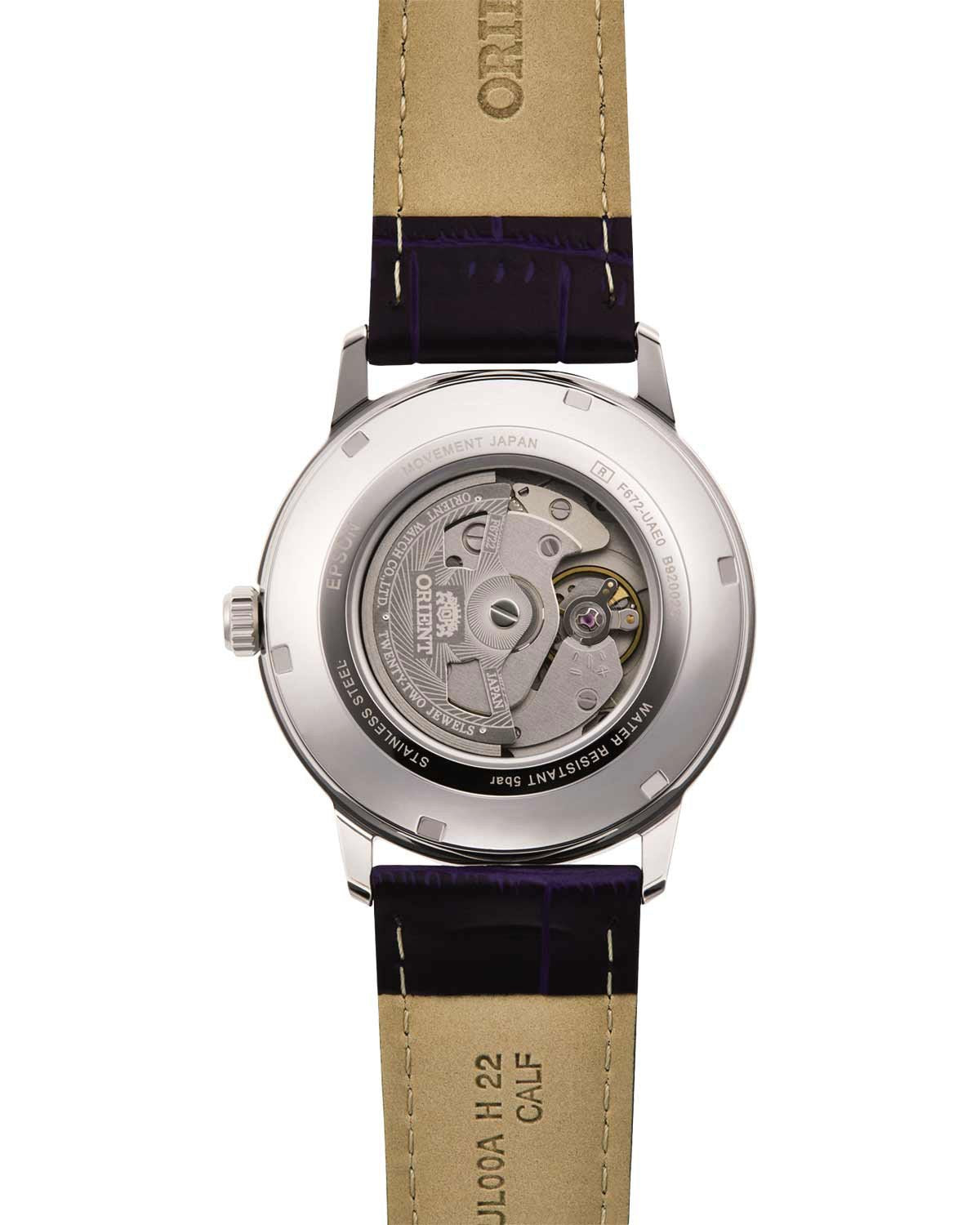 Ρολόι ORIENT Contemporary Automatic Blue Leather Strap
