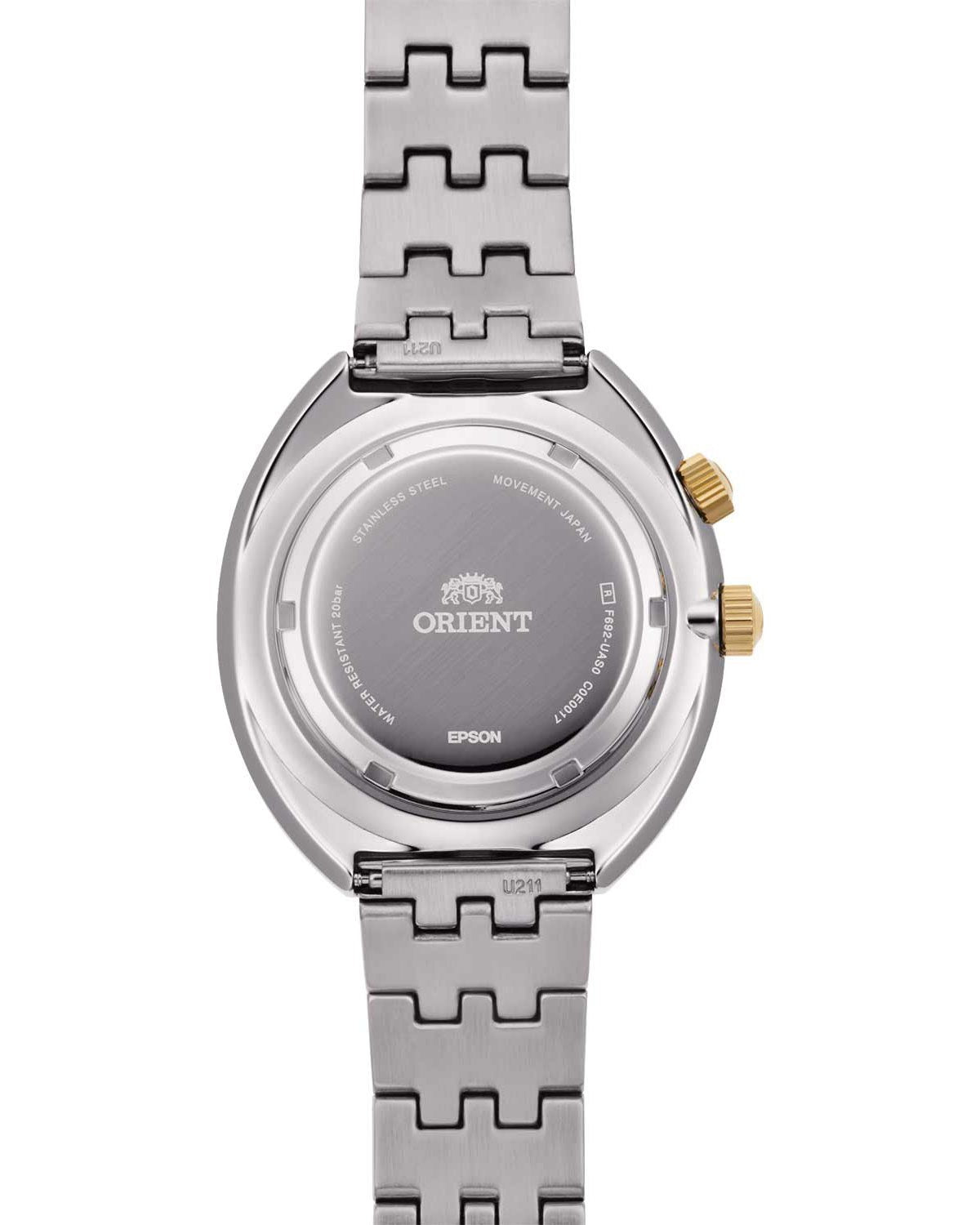 Ρολόι ORIENT Revival World Map Automatic Silver Stainless Steel Bracelet