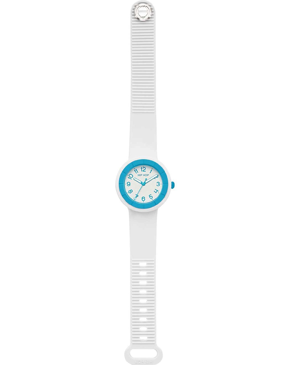 Ρολόι HIP HOP Hero.DOT Neon Blue White Silicone Strap