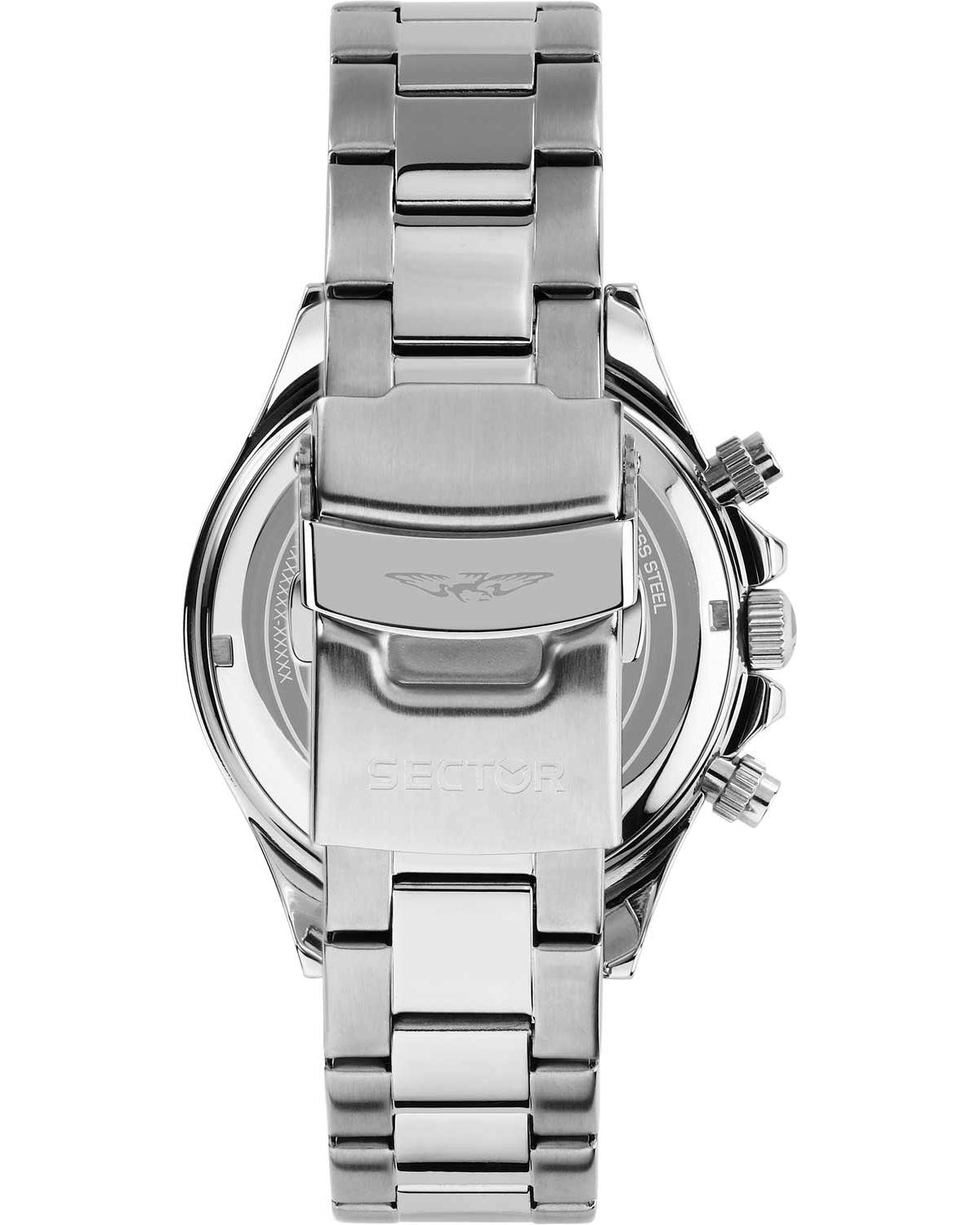 Ρολόι SECTOR 230 Chronograph Silver Stainless Steel Bracelet