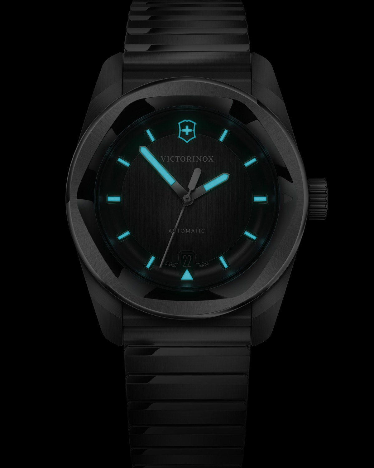 Ανδρικό ρολόι VICTORINOX Concept One αυτόματο με ασημί ατσάλινο μπρασελέ