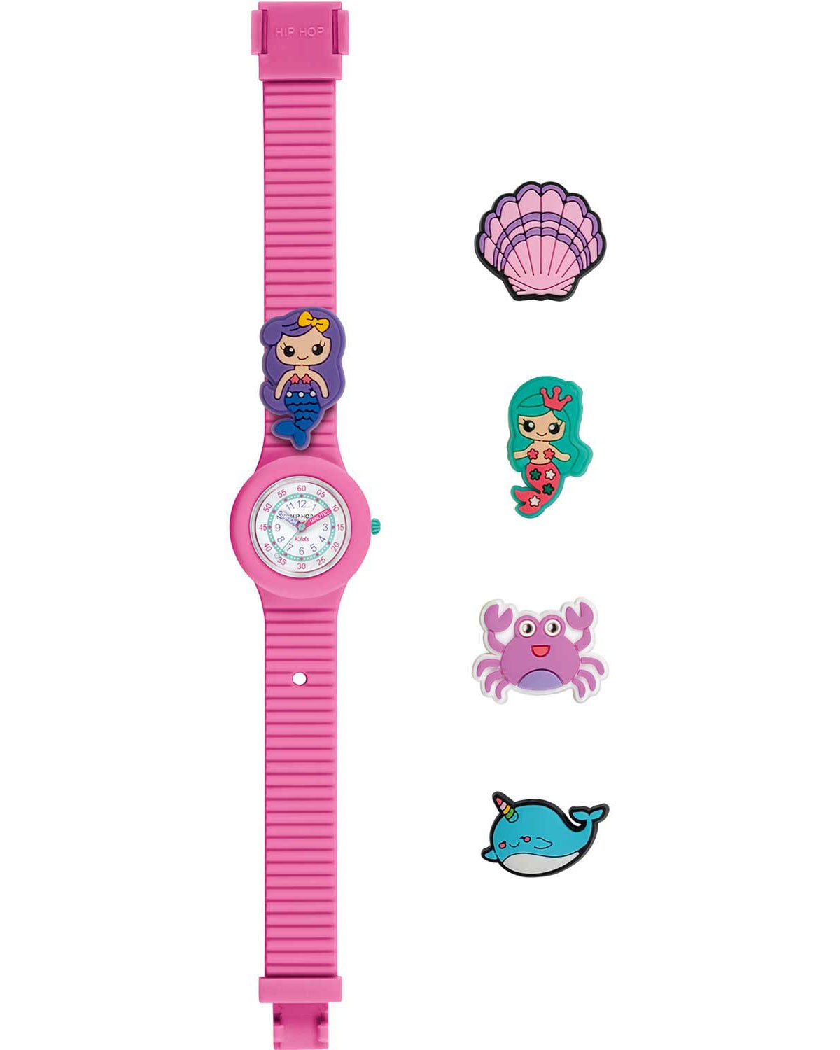Παιδικό ρολόι HIP HOP PinTastic! Sweet Mermaid Pink Silicone Strap