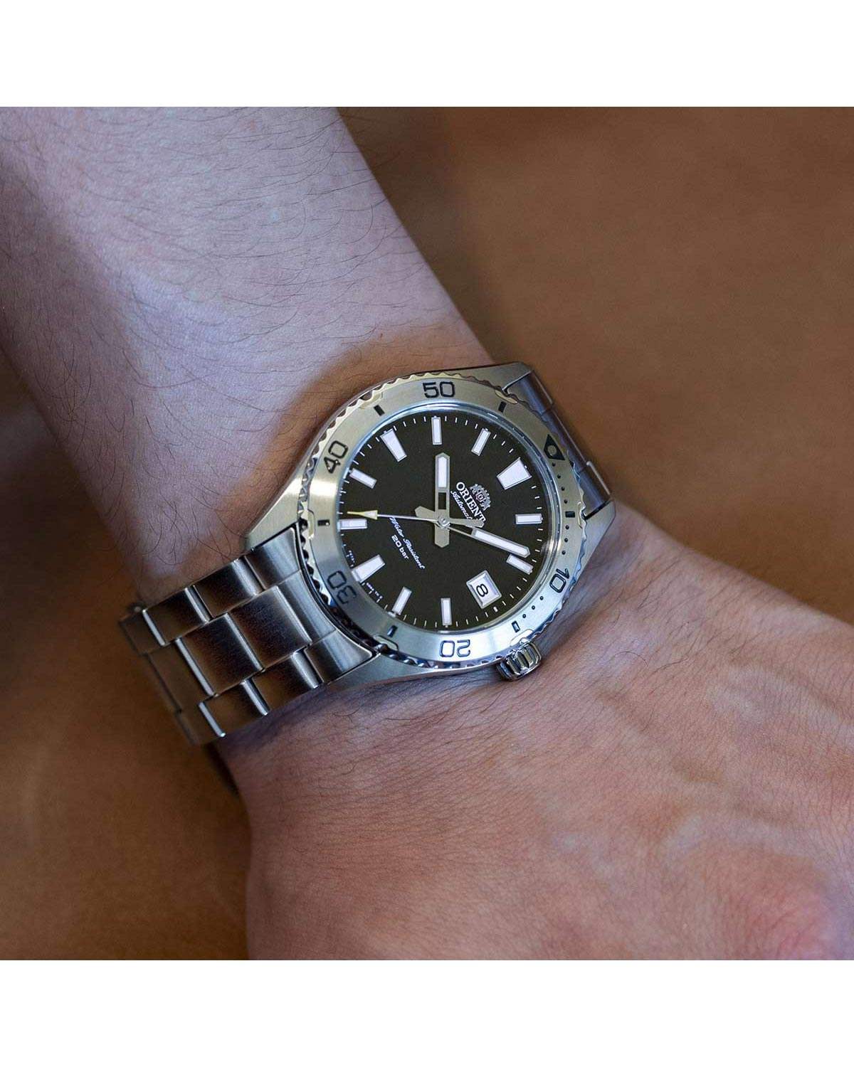 Ρολόι ORIENT Sports Mako 40 Automatic Silver Stainless Steel Bracelet