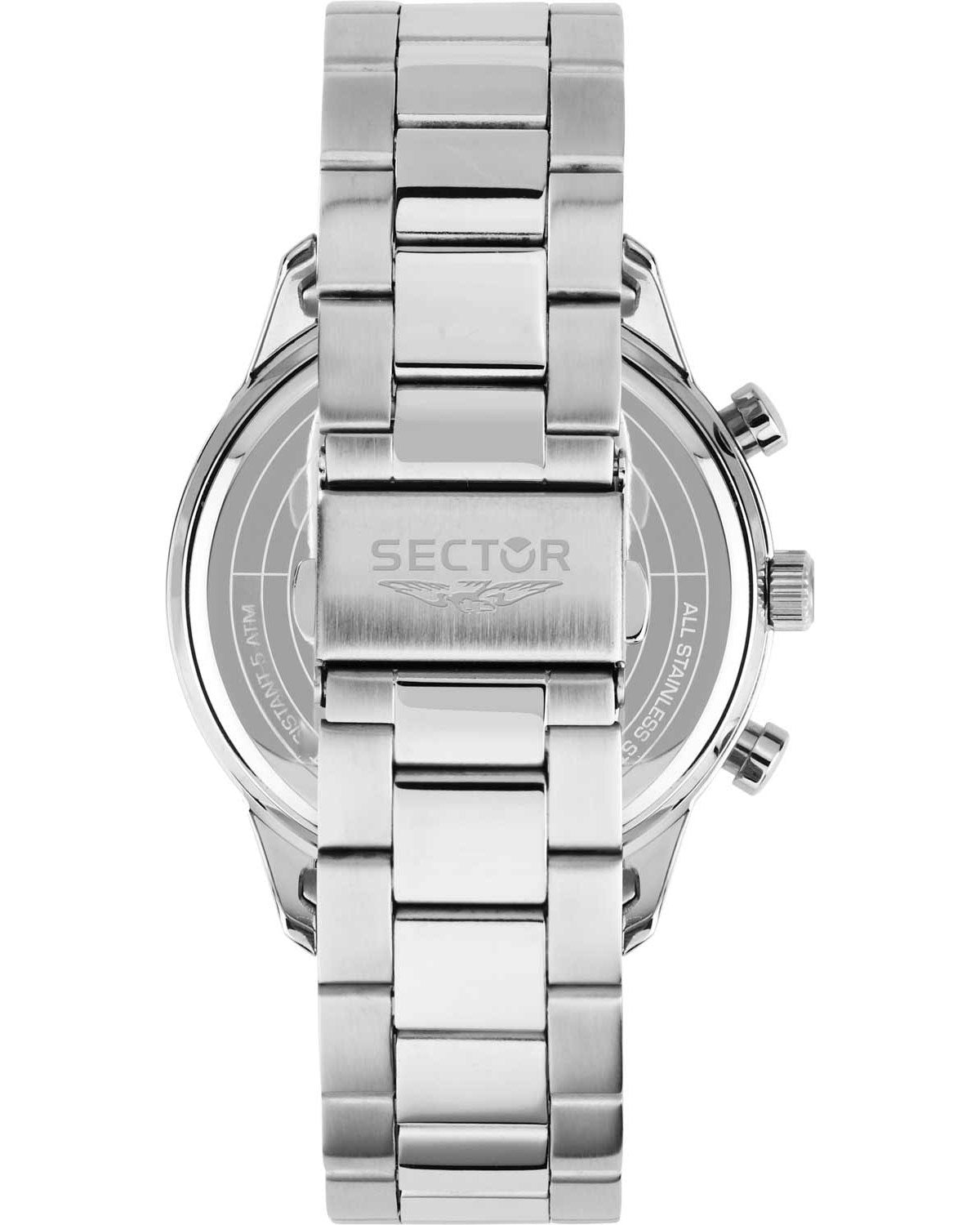 Ρολόι SECTOR 270 Chronograph Silver Stainless Steel Bracelet