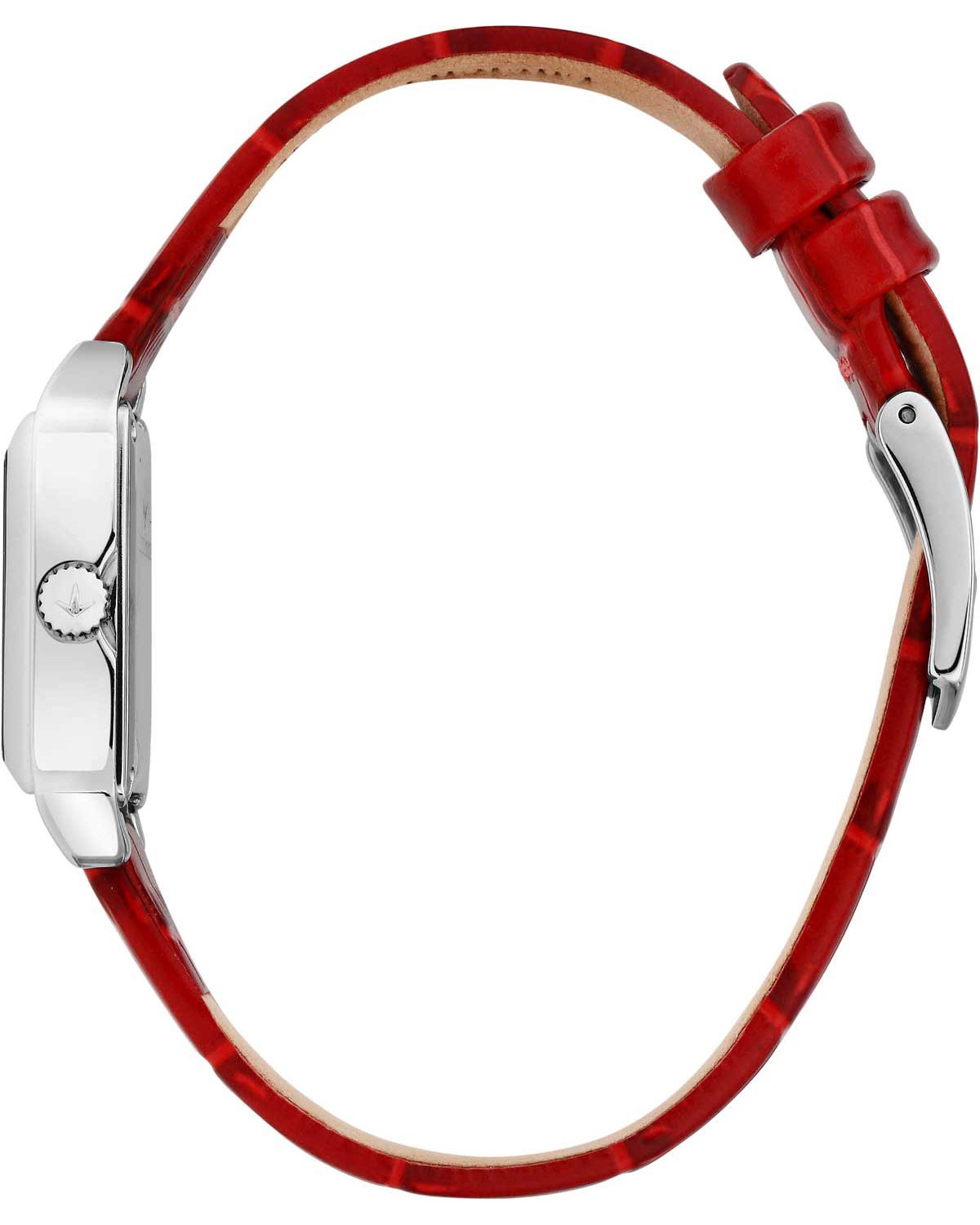 Ρολόι LUCIEN ROCHAT Aurorae Red Leather Strap