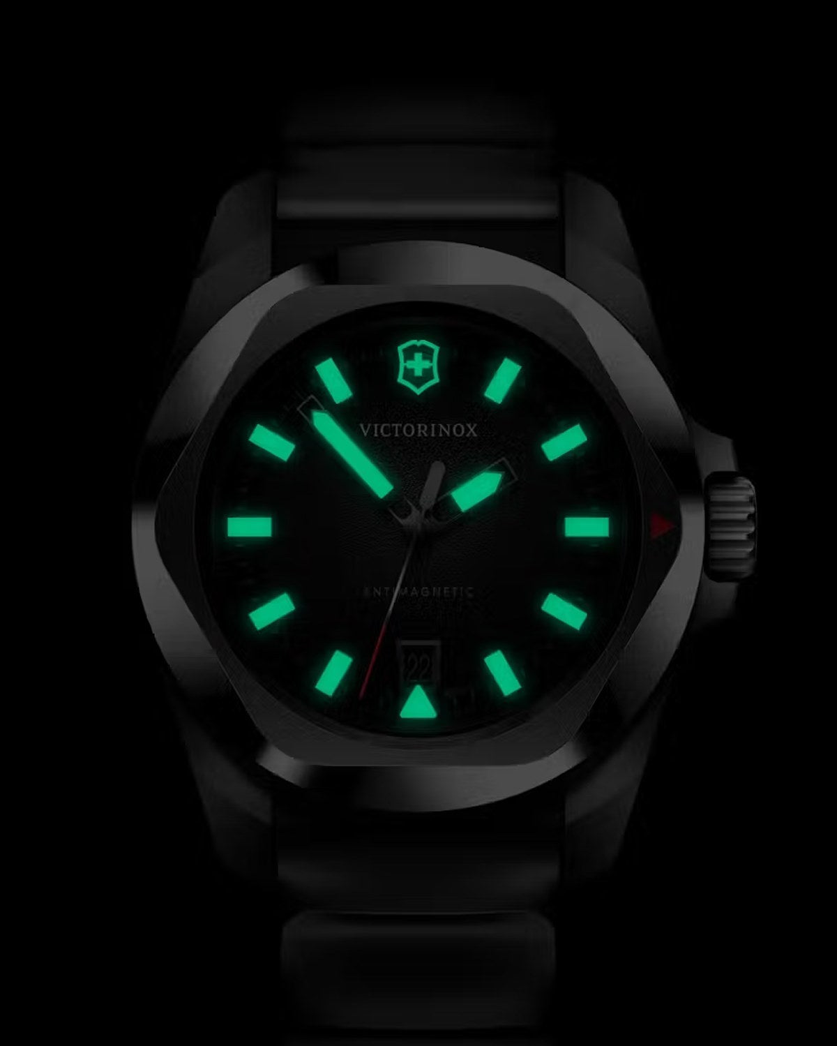 Ρολόι VICTORINOX I.N.O.X. Black Rubber Strap