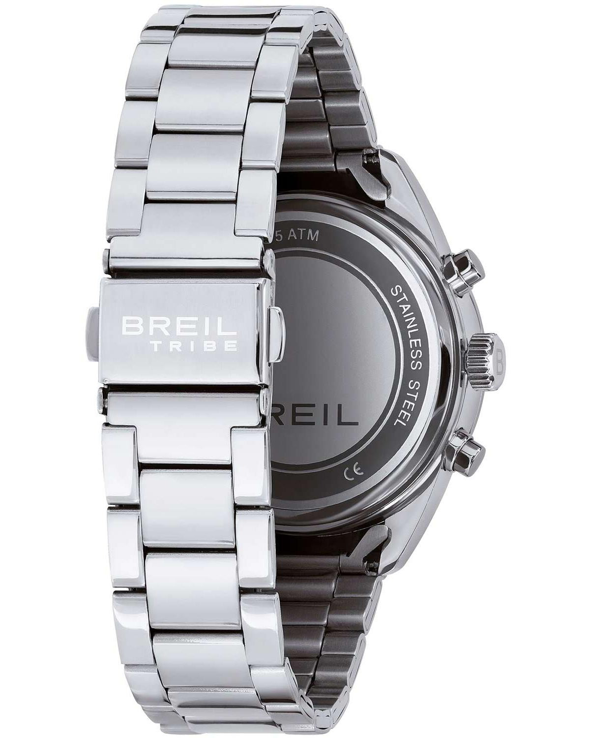 Ρολόι BREIL Tribe Azure Crystals Chronograph Silver Stainless Steel Bracelet
