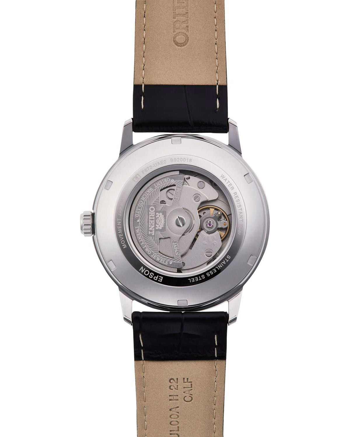 Ρολόι ORIENT Contemporary Automatic Black Leather Strap