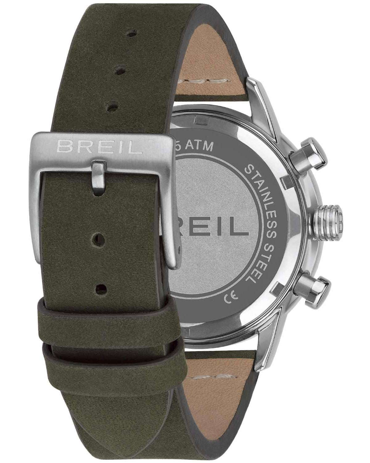 Ρολόι BREIL Outrider Chronograph Khaki Leather Strap