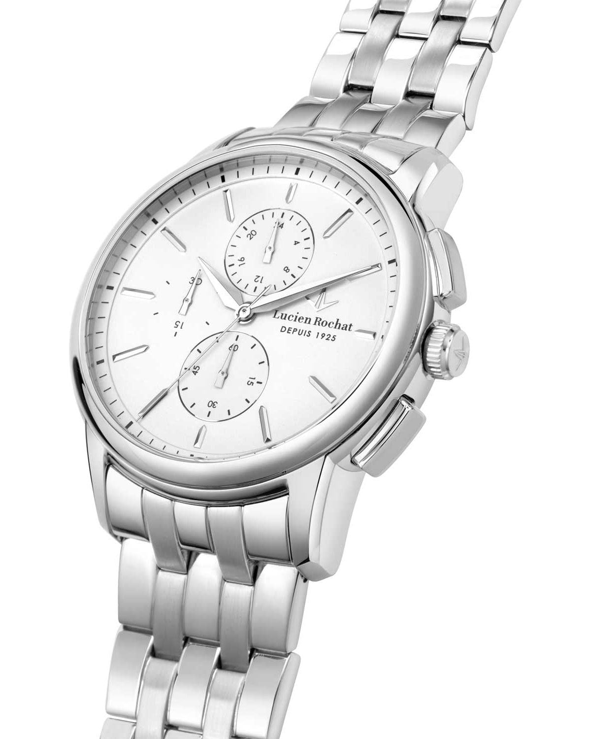Ρολόι LUCIEN ROCHAT Iconic Chronograph Silver Stainless Steel Bracelet
